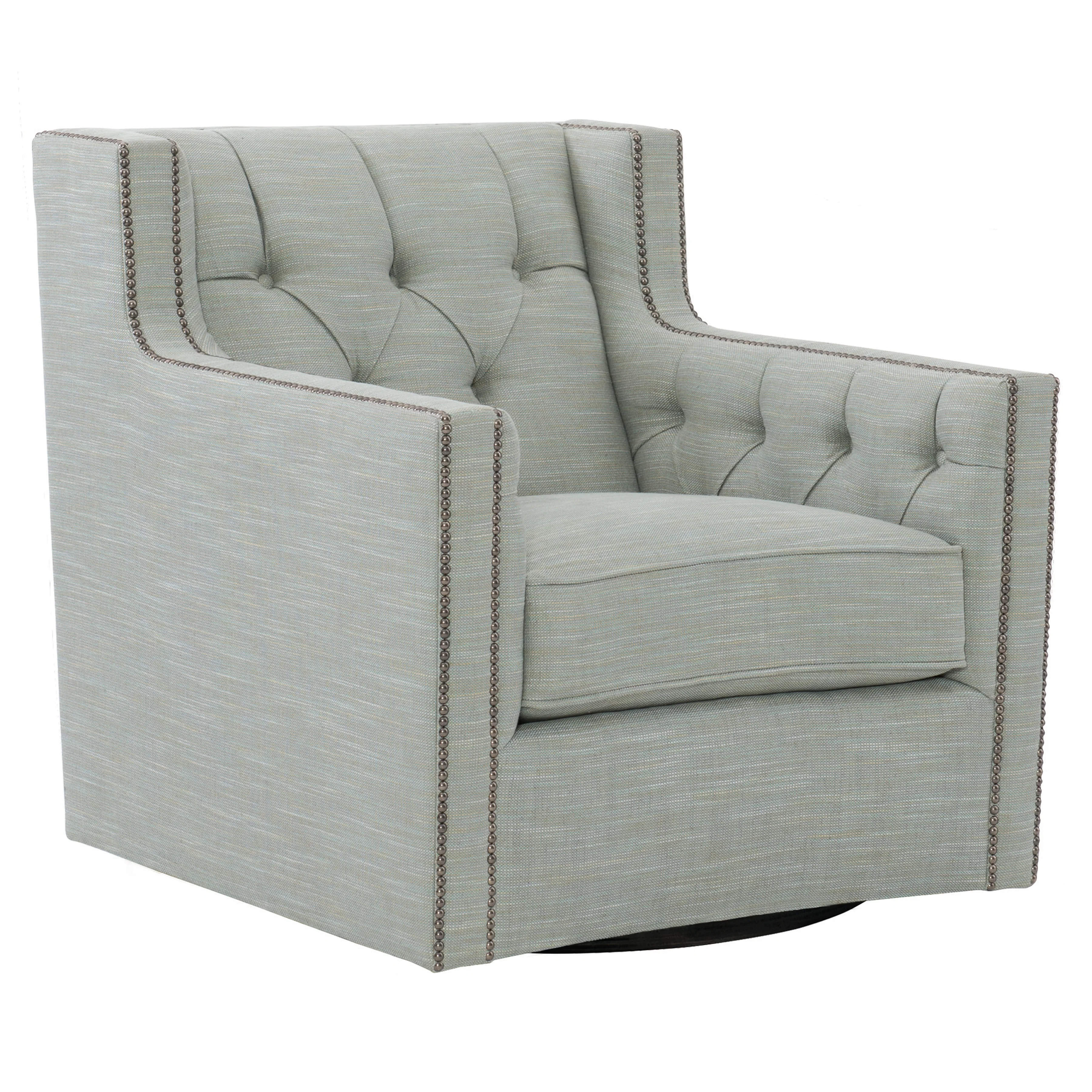 Candace Fabric Swivel Chair - Image 5