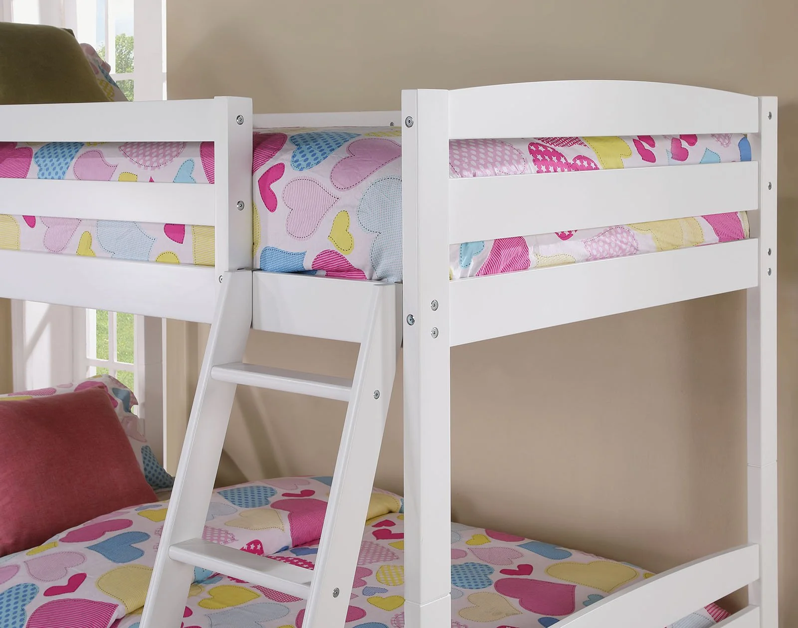 Candice Twin/Twin Bunk Bed, White - Image 2