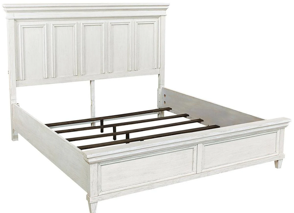 Aspenhome Caraway California King Panel Bed in Aged Ivory - Image 2
