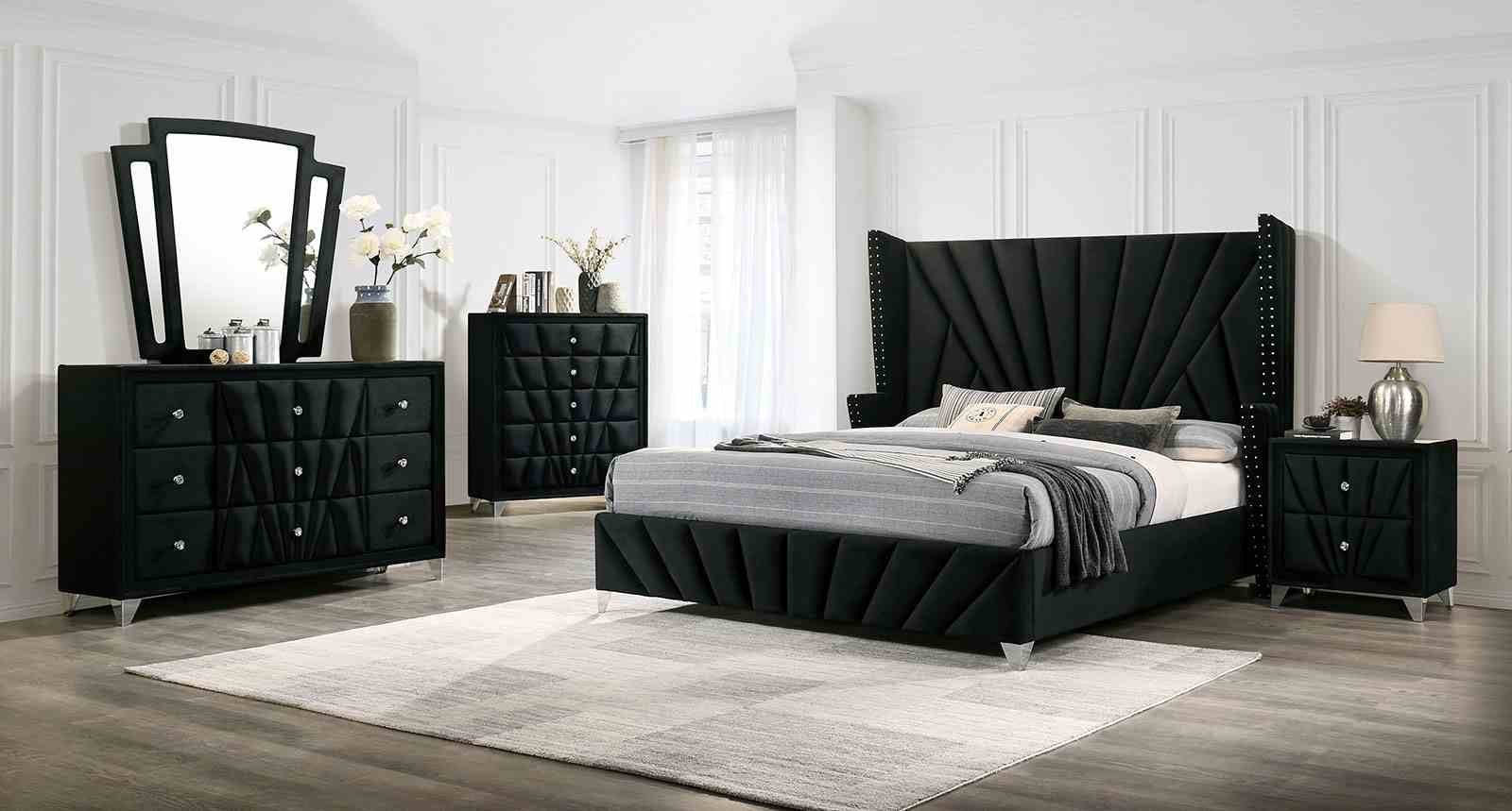 Carissa Nightstand, Black - Image 2