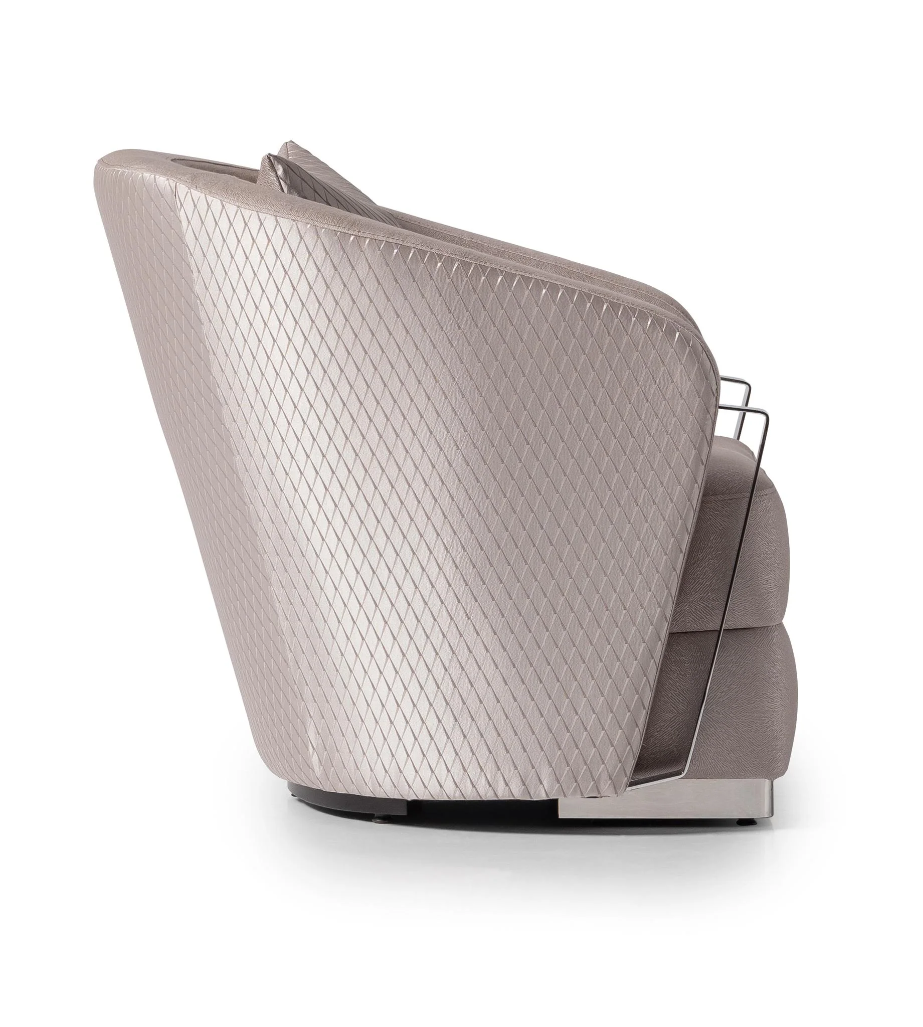 Carmela Accent Chair - Zinc/Silver - Image 2