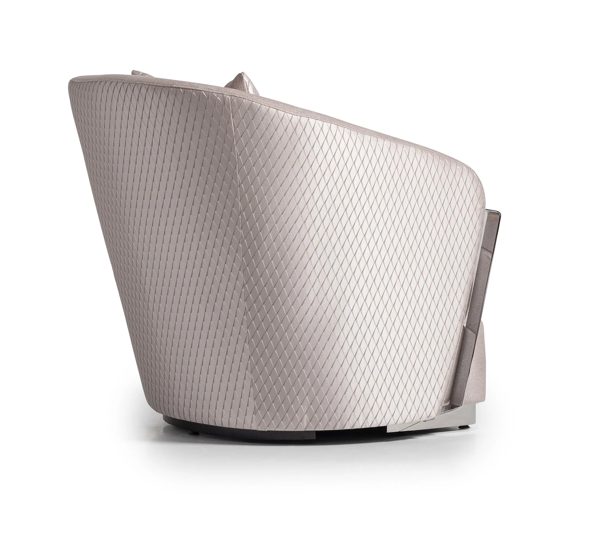 Carmela Accent Chair - Zinc/Silver - Image 3