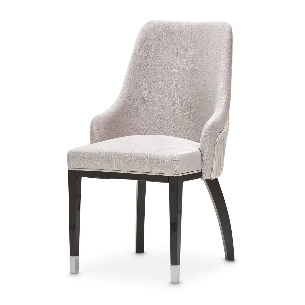 Carmela Dining Arm Chair - Glossy Charcoal Sand - Image 19
