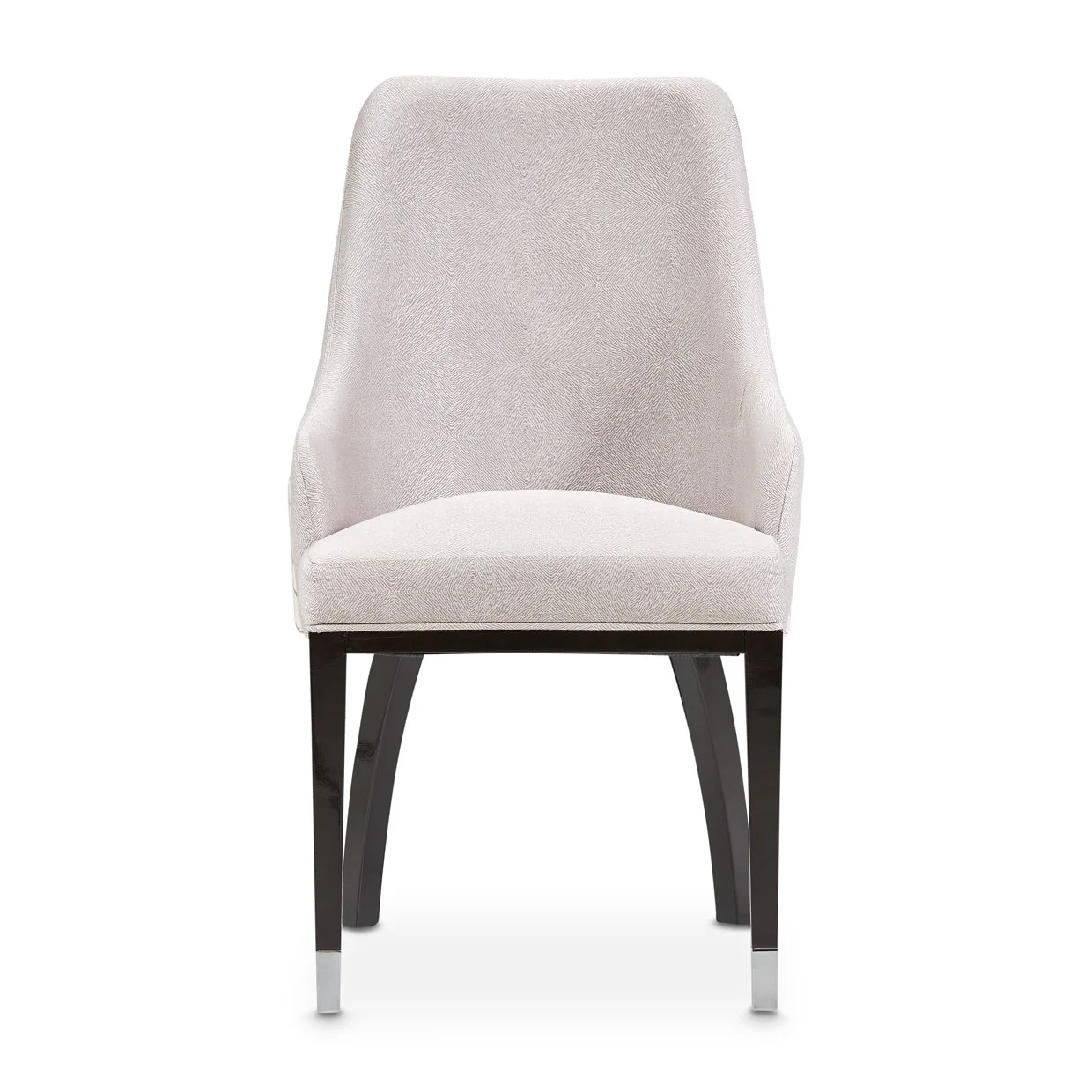 Carmela Dining Arm Chair - Glossy Charcoal Sand - Image 2