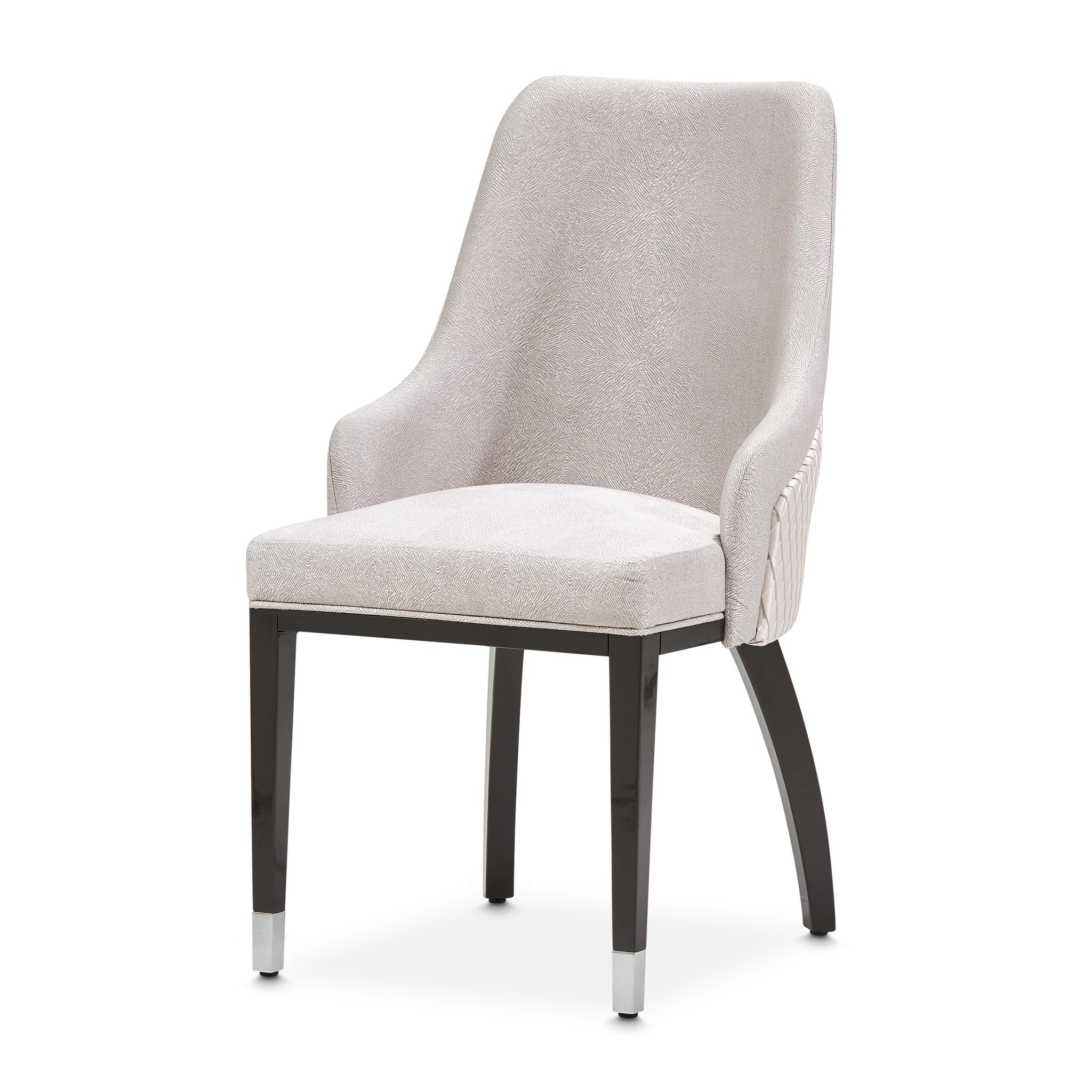 Carmela Dining Arm Chair - Glossy Charcoal Sand - Image 36
