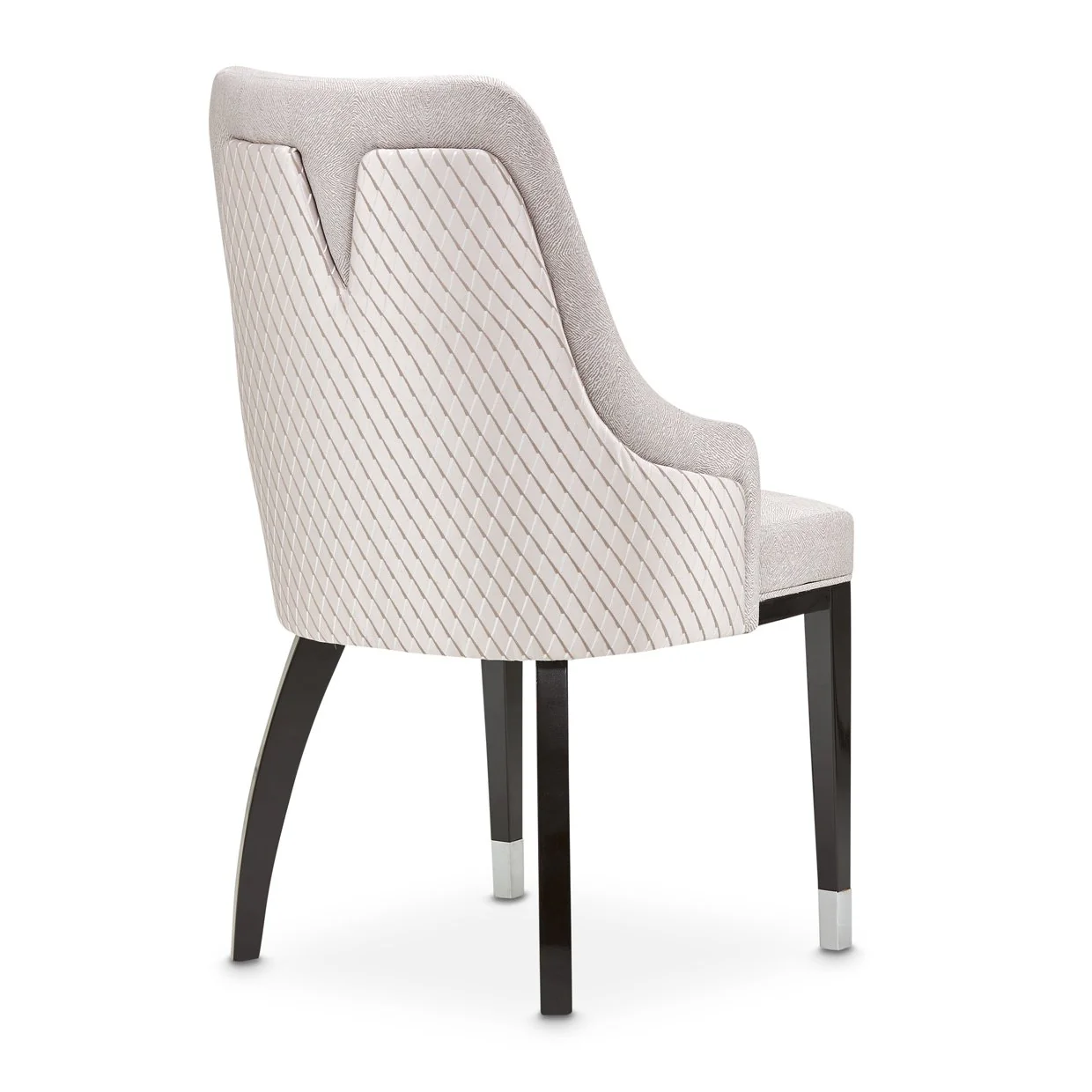 Carmela Dining Arm Chair - Glossy Charcoal Sand - Image 6