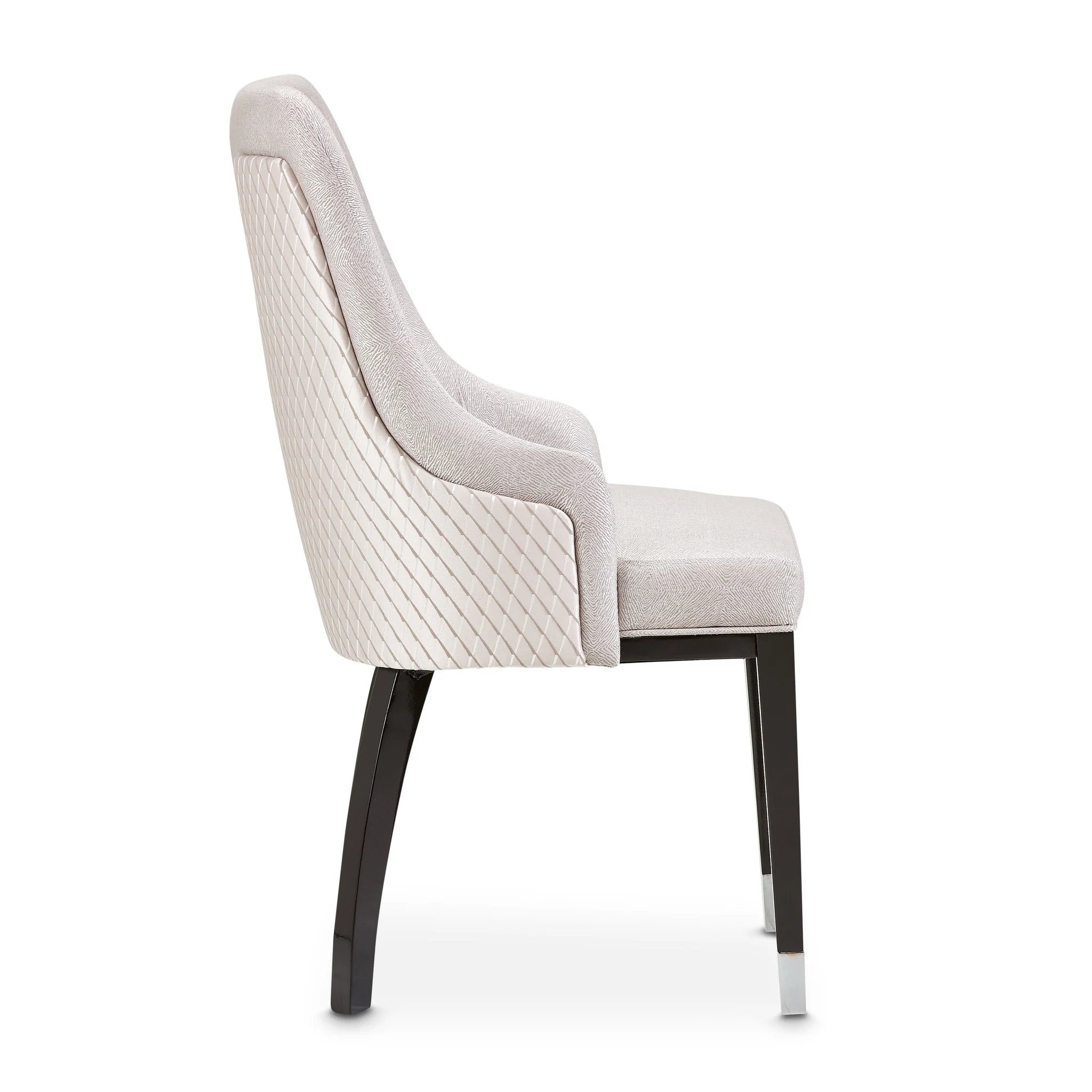 Carmela Dining Arm Chair - Glossy Charcoal Sand - Image 20