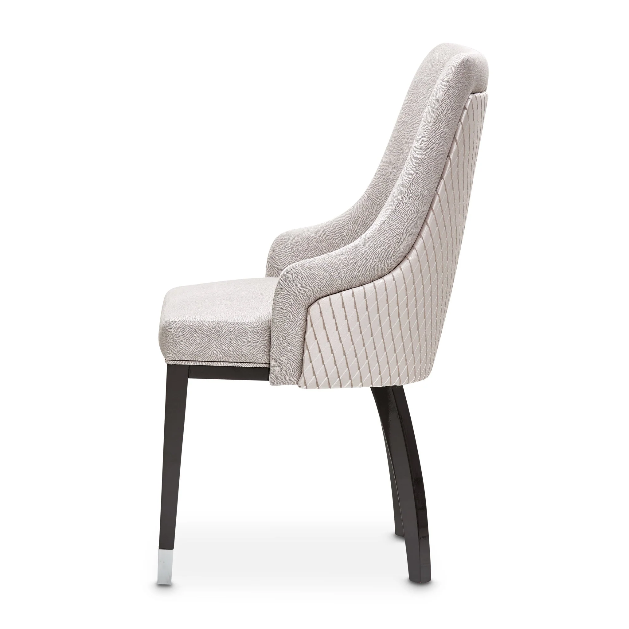Carmela Dining Arm Chair - Glossy Charcoal Sand - Image 24