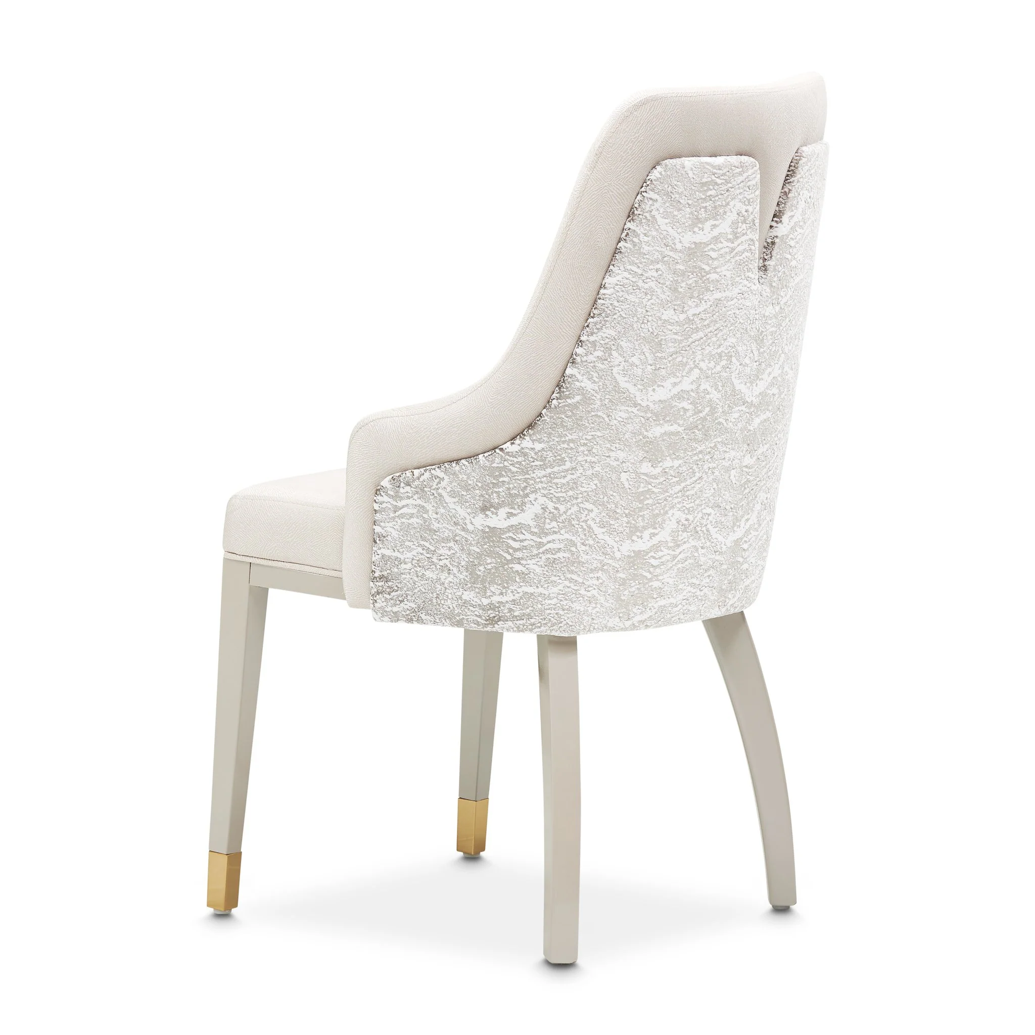 Carmela Dining Arm Chair - Shimmer Ivory - Image 22