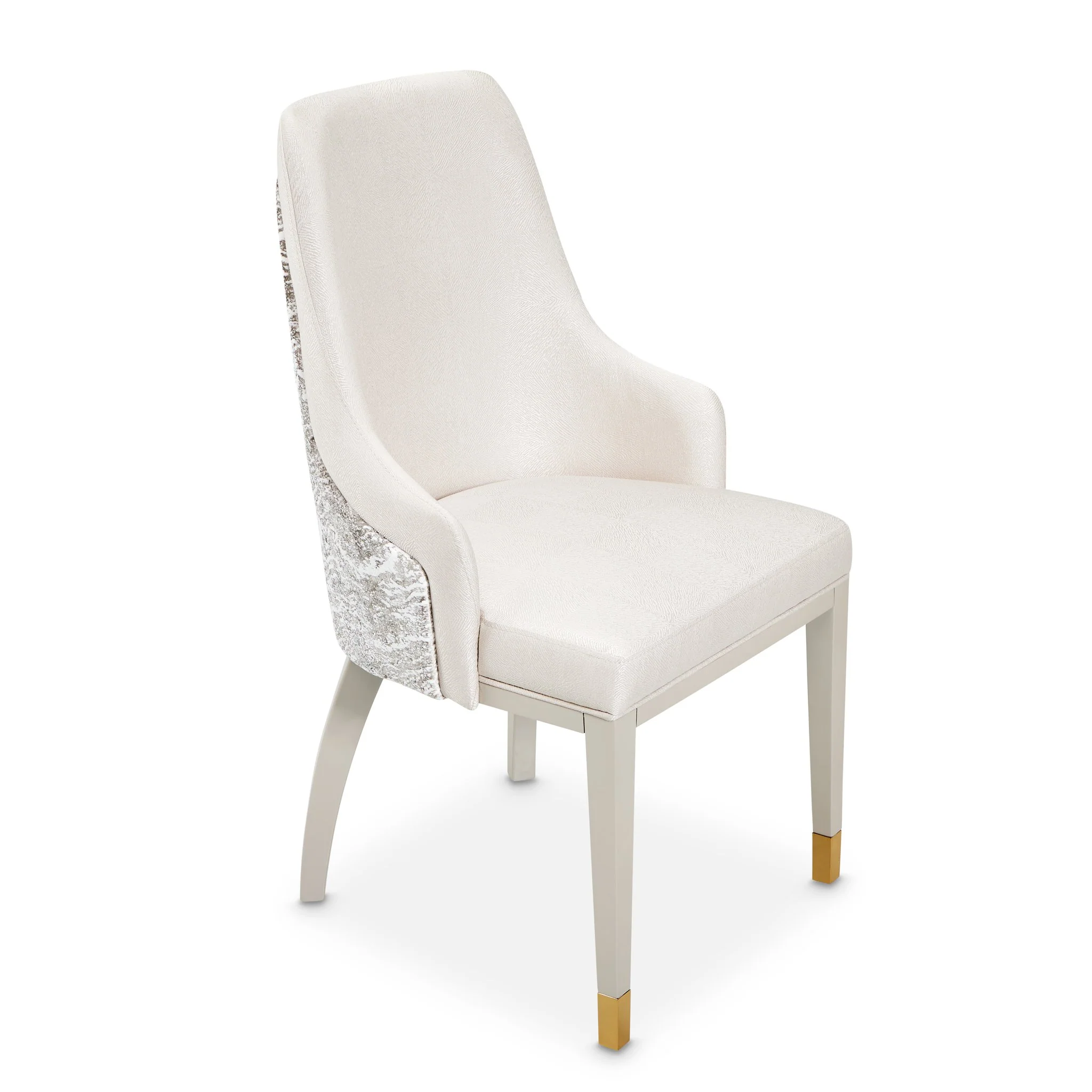 Carmela Dining Arm Chair - Shimmer Ivory - Image 24