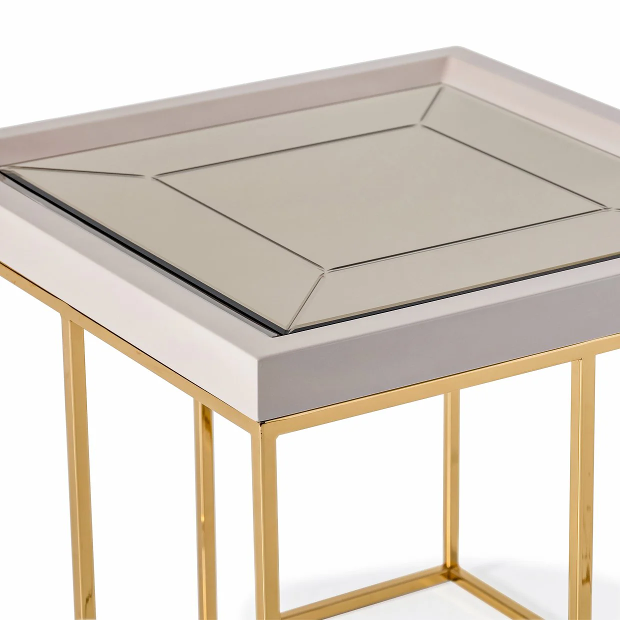 Carmela Side Table - Shimmer Ivory - Image 4