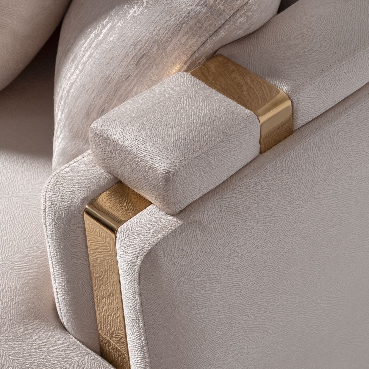 Carmela Sofa - Almond/Gold - Image 14