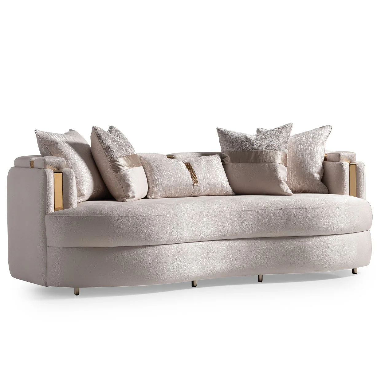 Carmela Sofa - Almond/Gold - Image 3