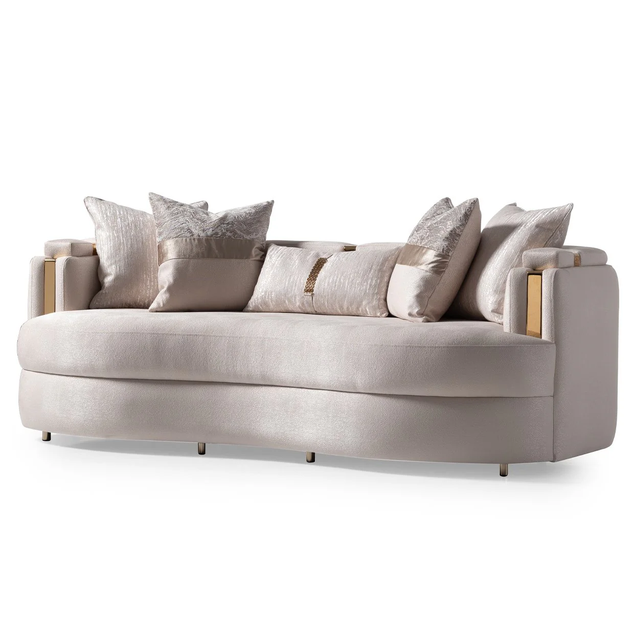 Carmela Sofa - Almond/Gold - Image 4