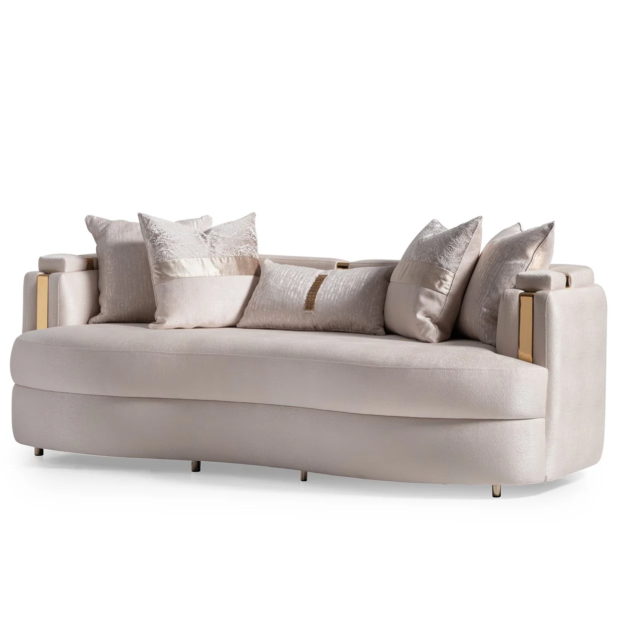 Carmela Sofa - Almond/Gold - Image 5