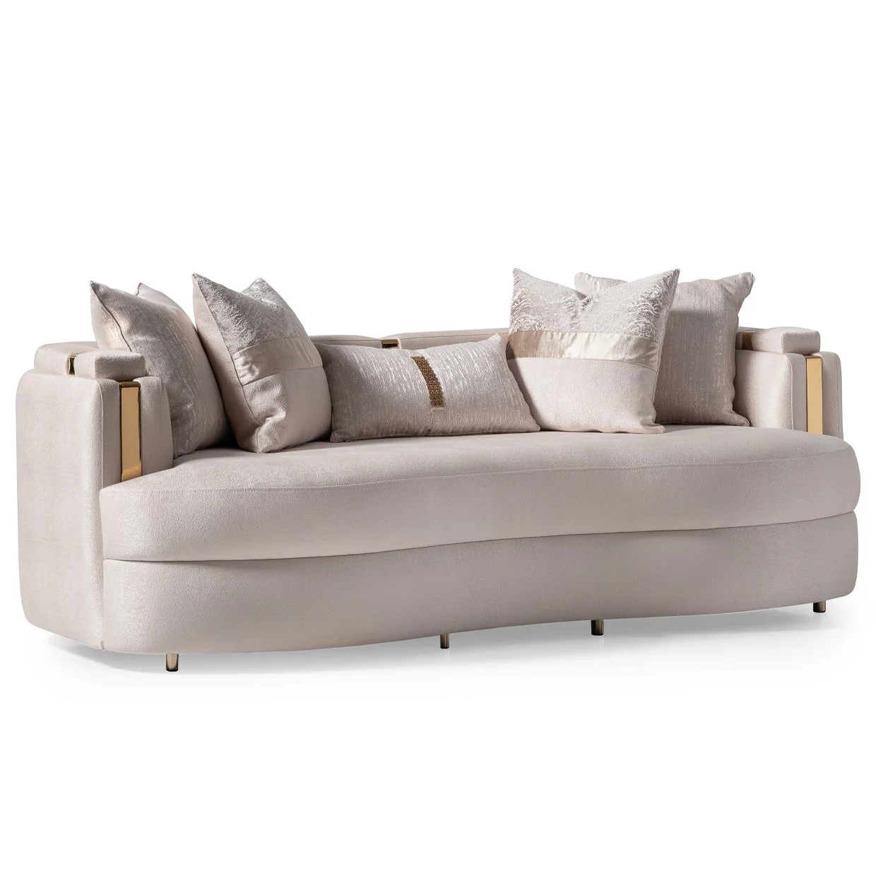 Carmela Sofa - Almond/Gold - Image 6