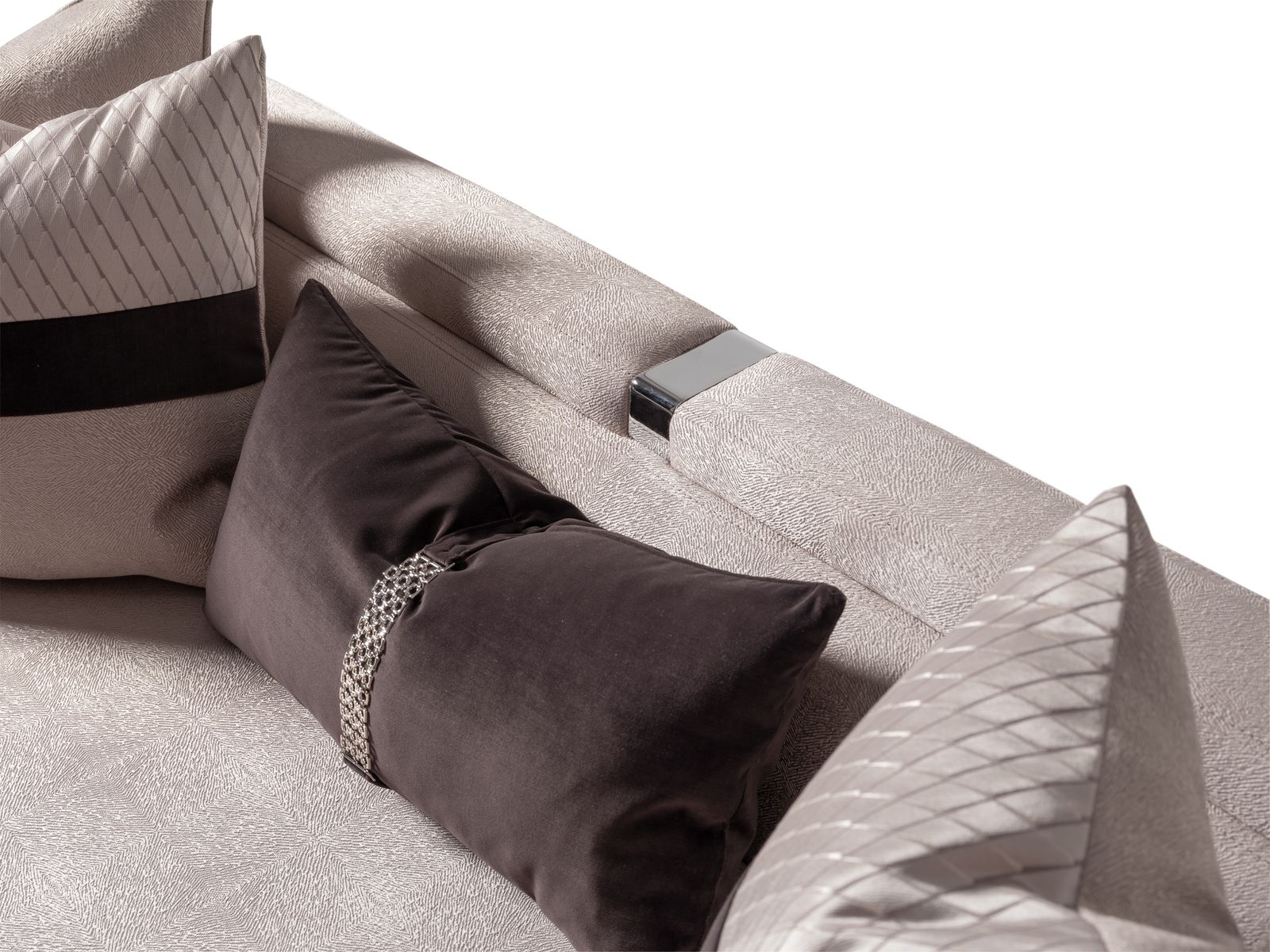 Carmela Sofa - Zinc/Silver - Image 11