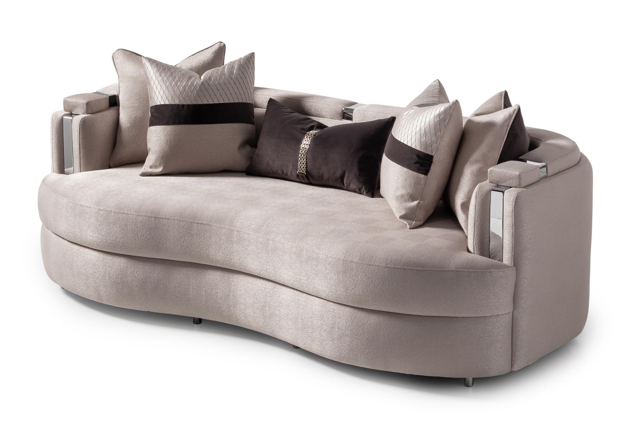 Carmela Sofa - Zinc/Silver - Image 13