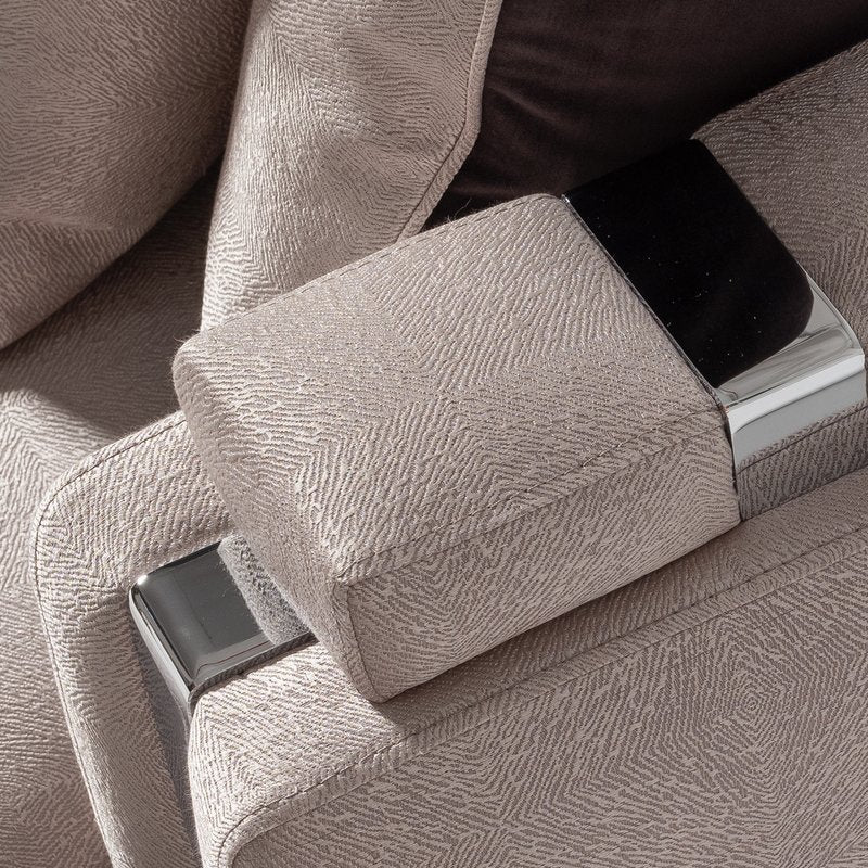 Carmela Sofa - Zinc/Silver - Image 14