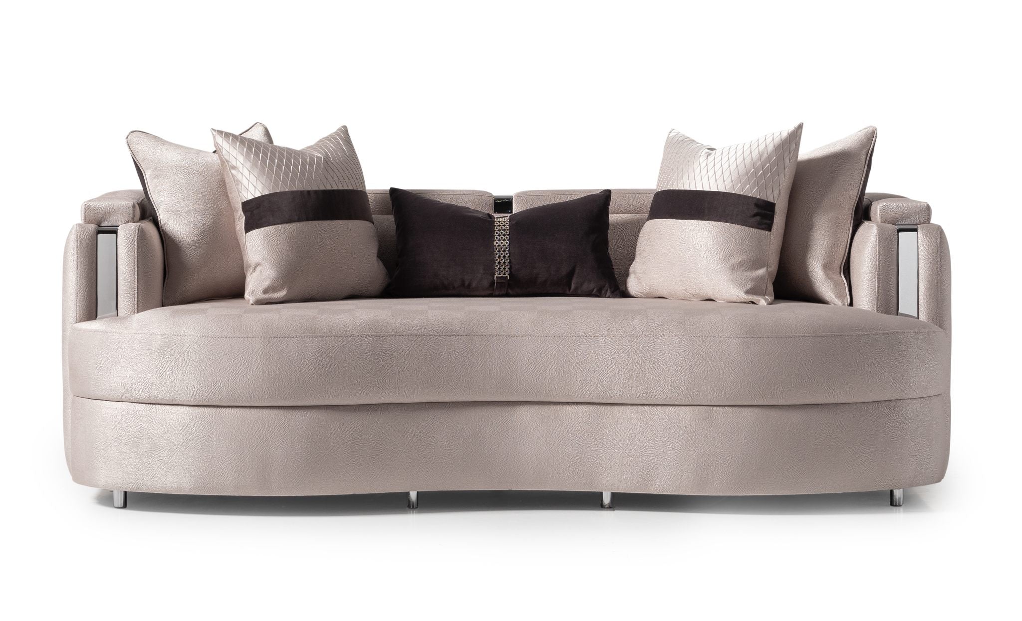 Carmela Sofa - Zinc/Silver - Image 15