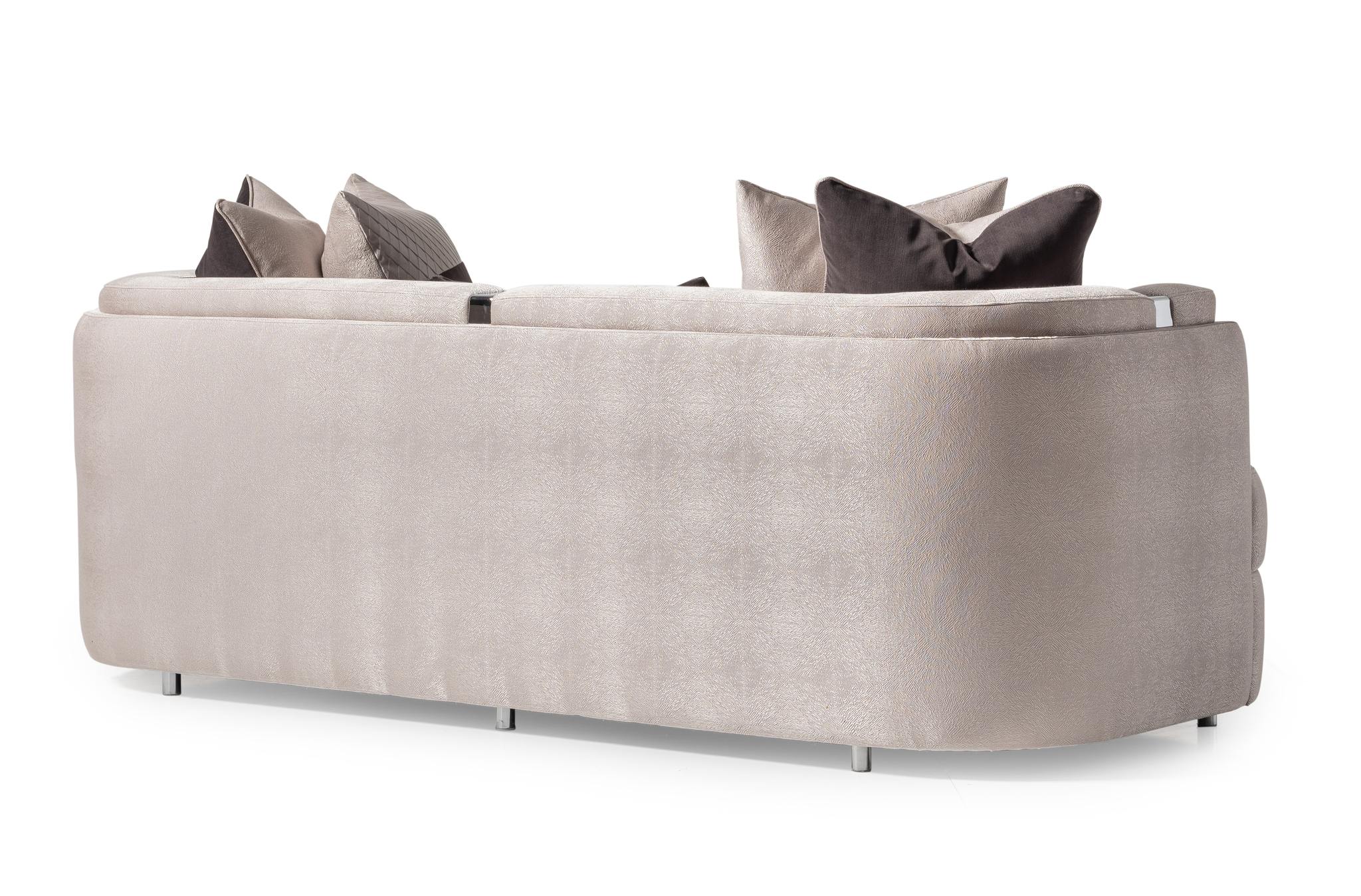 Carmela Sofa - Zinc/Silver - Image 5