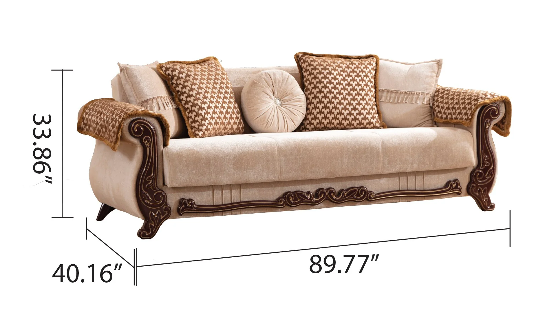Carmen 3 Pc Living Room set - Image 3