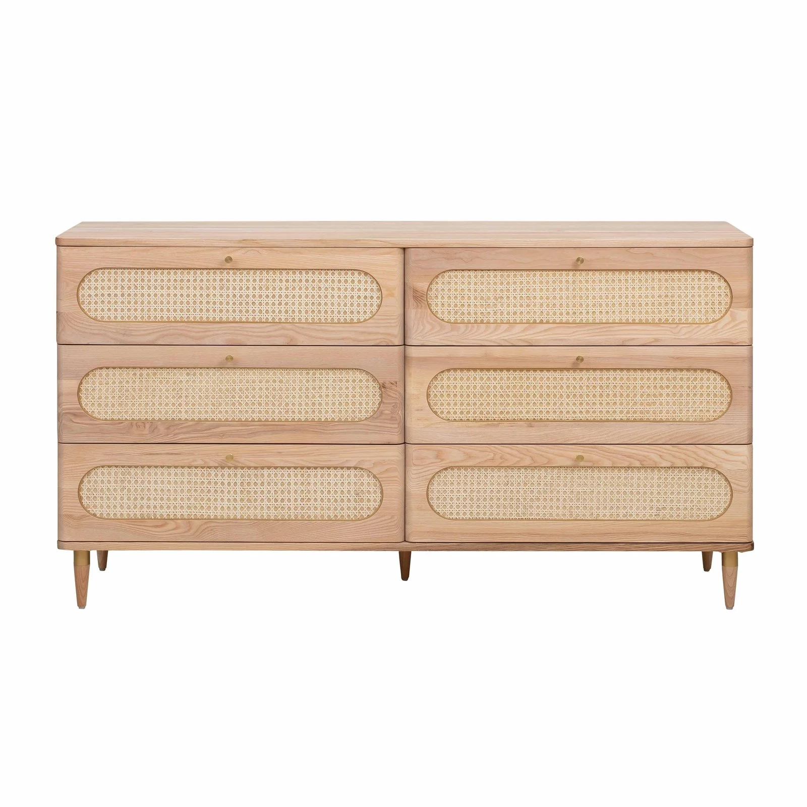 Carmen Cane 6 Drawer Dresser - Image 3
