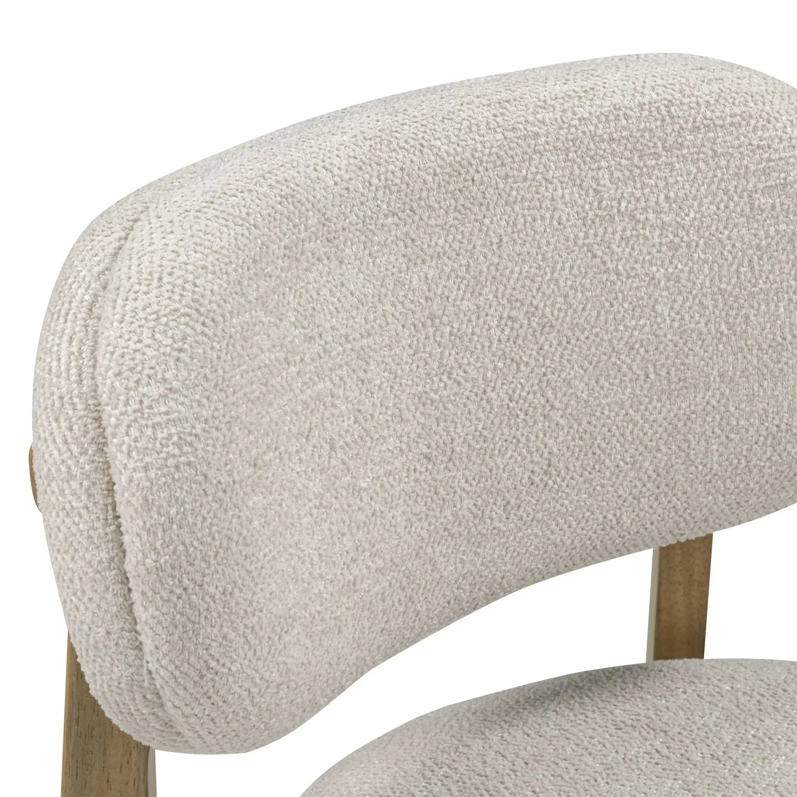 Carnation Cream Performance Fabric Counter Stool - Image 7