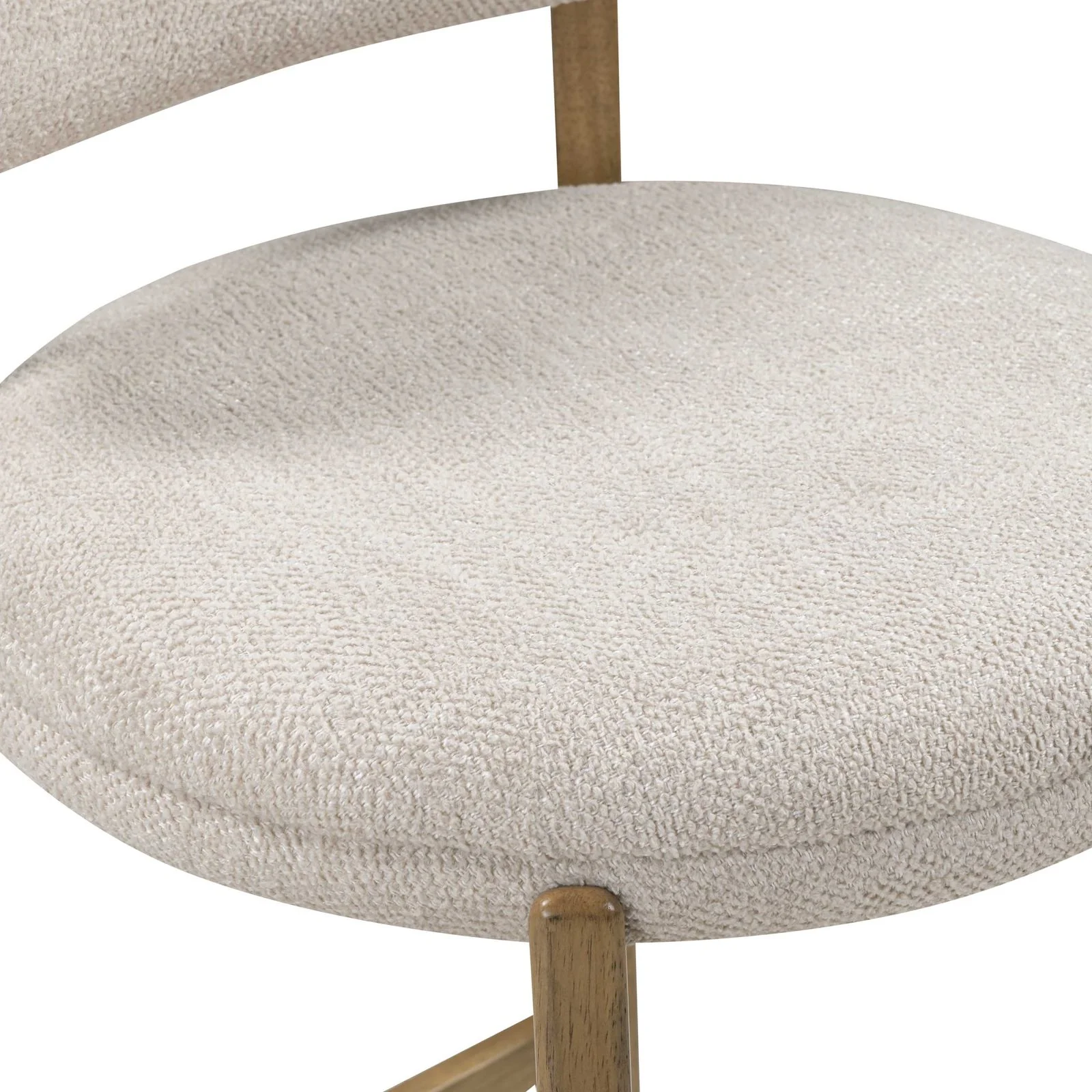 Carnation Cream Performance Fabric Counter Stool - Image 8