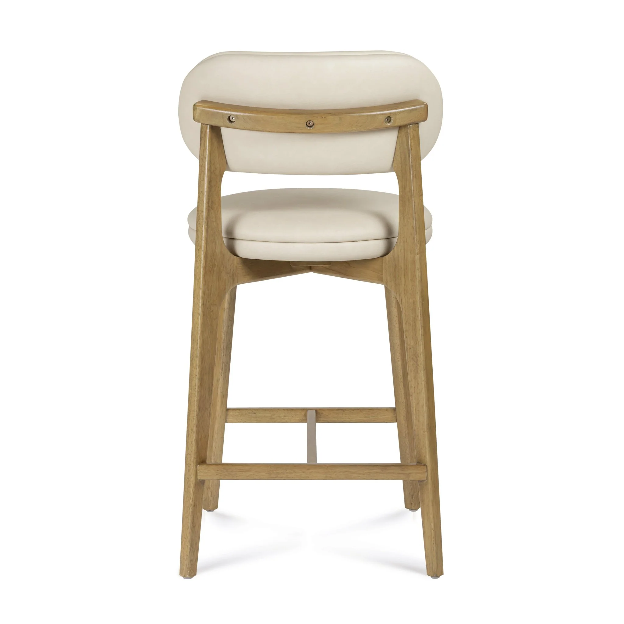 Carnation Cream Performance Vegan Leather Counter Stool - Image 5