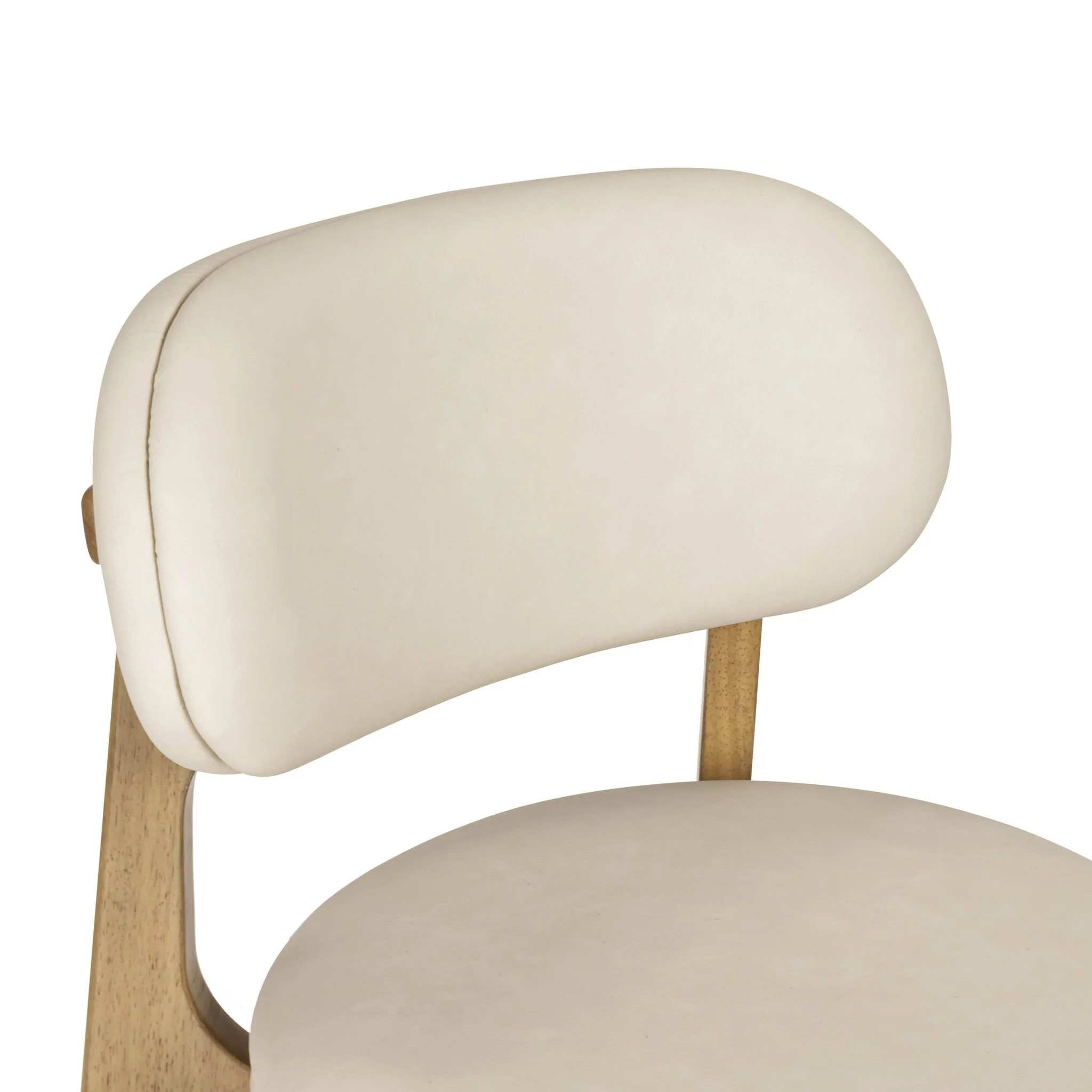 Carnation Cream Performance Vegan Leather Counter Stool - Image 6