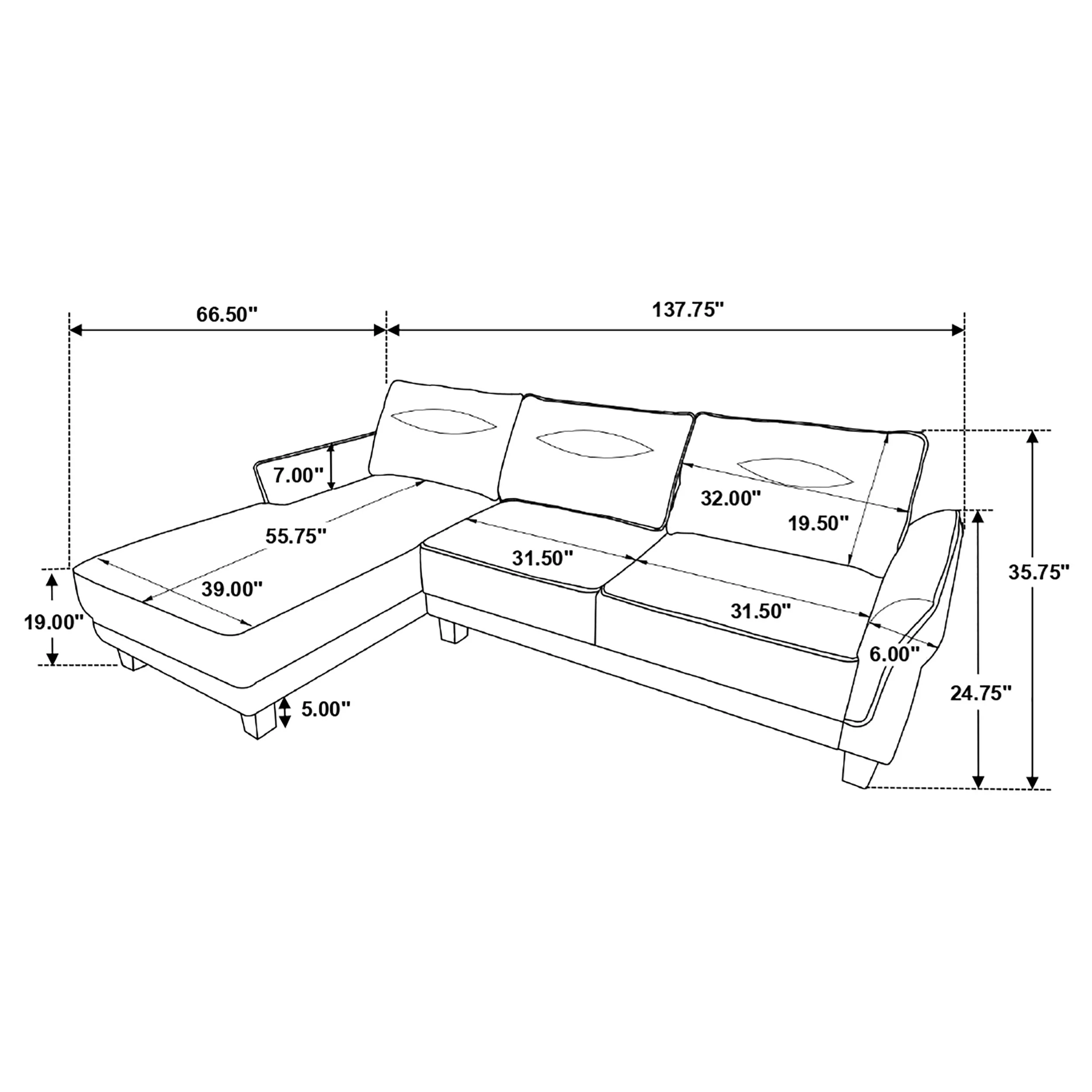 Caspian Sectional Sofa - Image 16