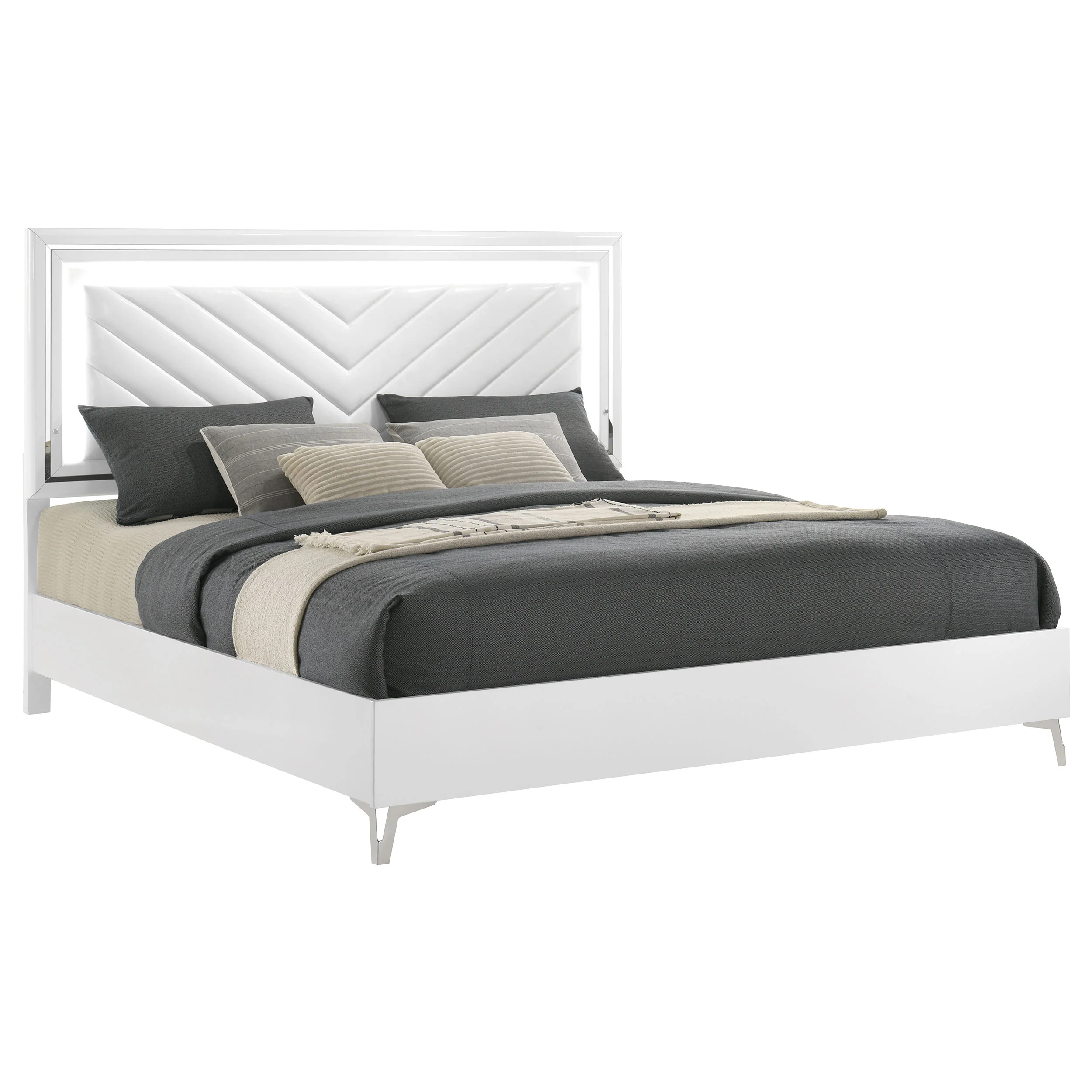 Cassia Panel Bed with LED Lighting - Image 15