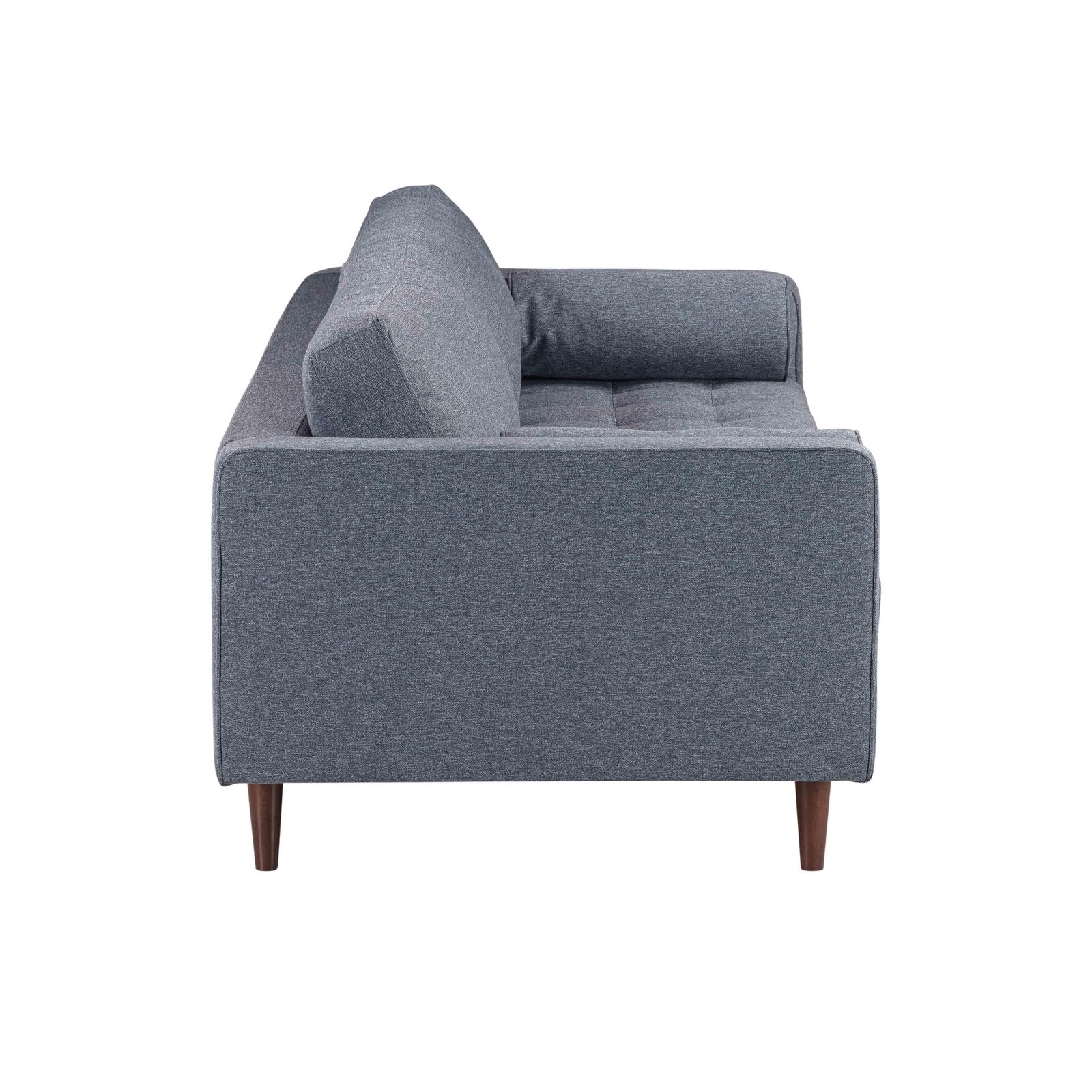 Cave Navy Tweed Loveseat - Image 4