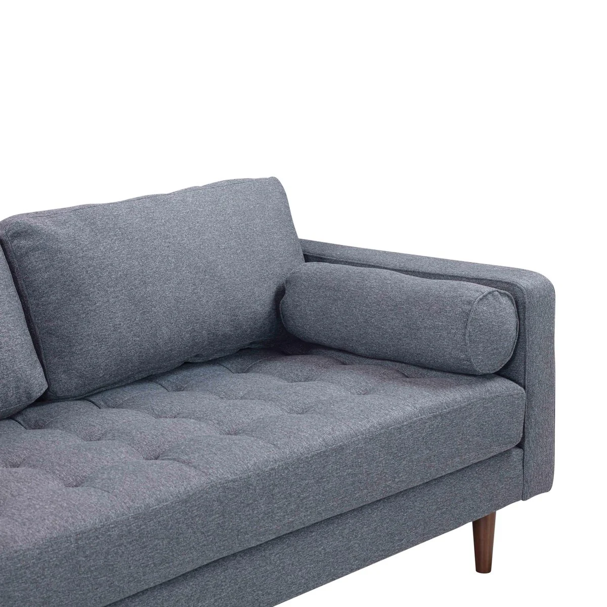 Cave Navy Tweed Loveseat - Image 6