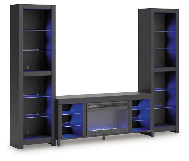 Cayberry Entertainment Center with Electric Fireplace - Image 35
