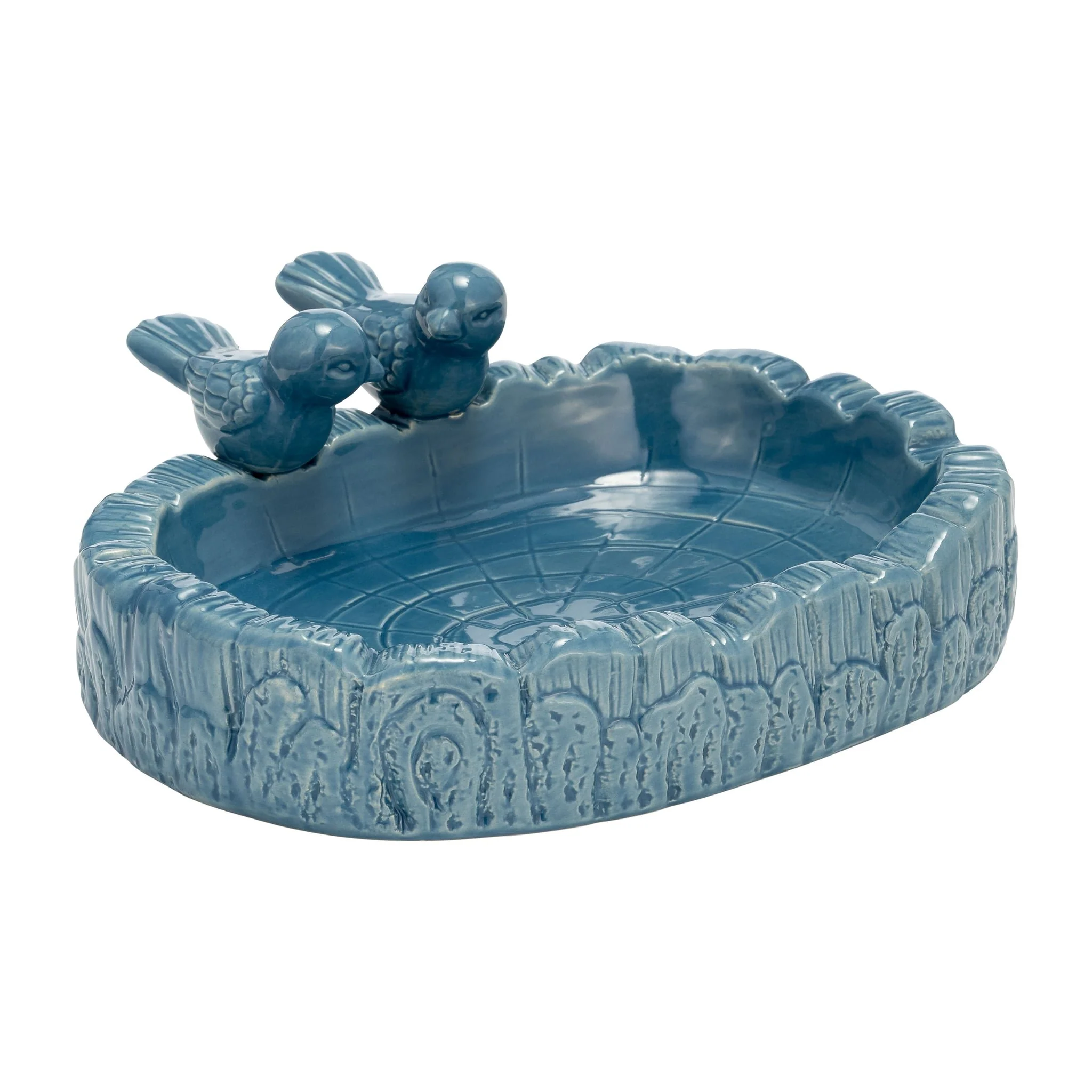 Cer, 10" 2-bird In Pond Feeder, Lyons Blue - Image 2