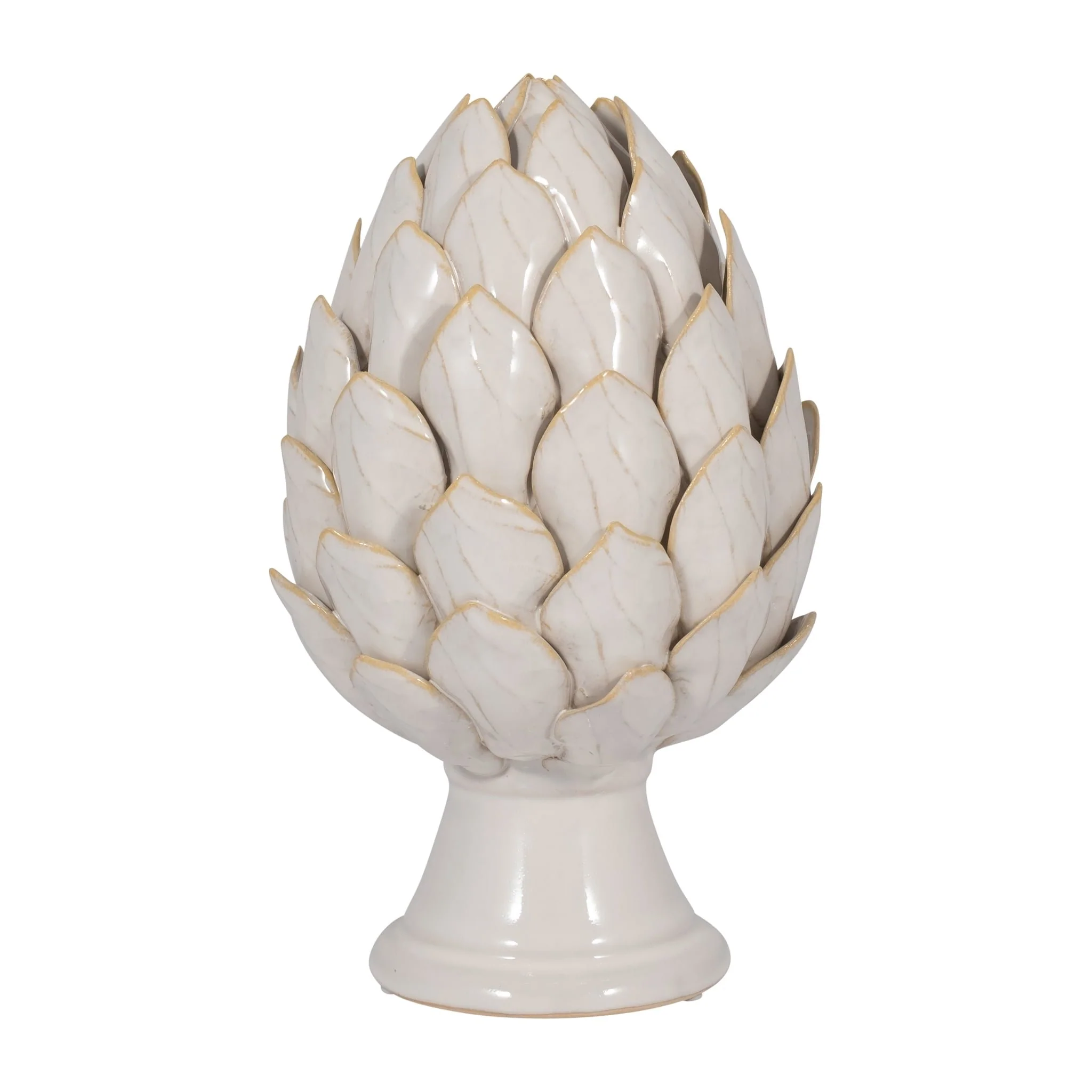 Cer, 10" Artichoke, Ivory - Image 2