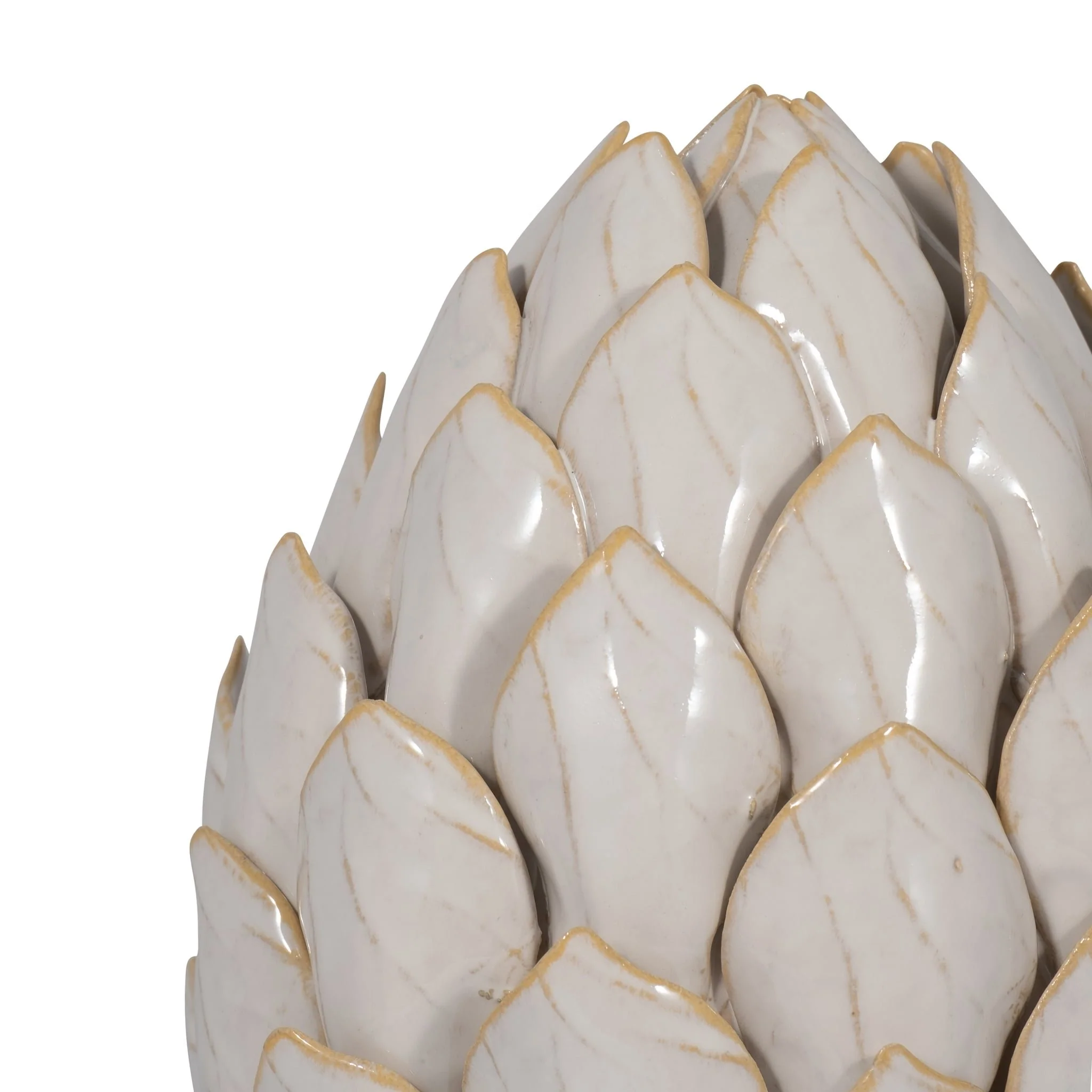 Cer, 10" Artichoke, Ivory - Image 4