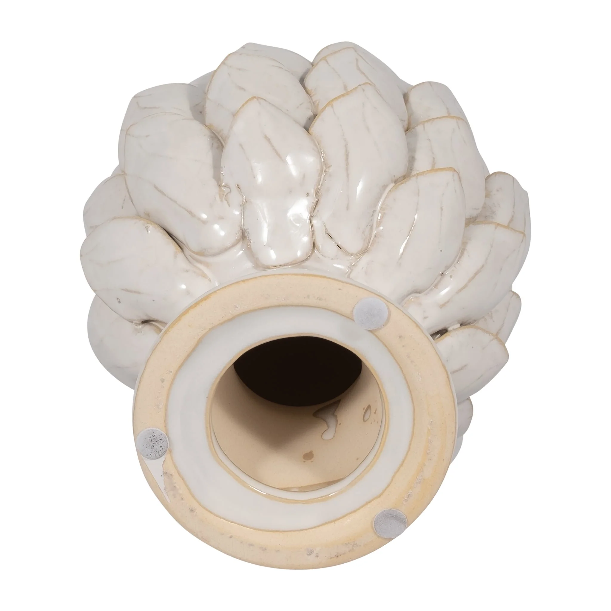 Cer, 10" Artichoke, Ivory - Image 5
