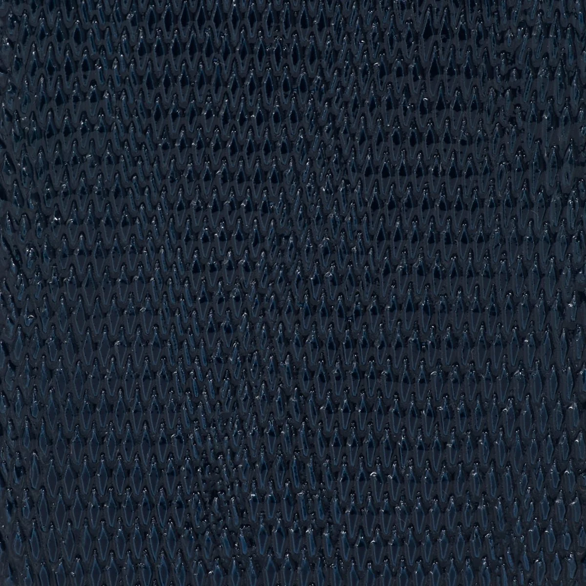 Cer, 10" Squared Grooved Vase, Navy Blue - Image 4