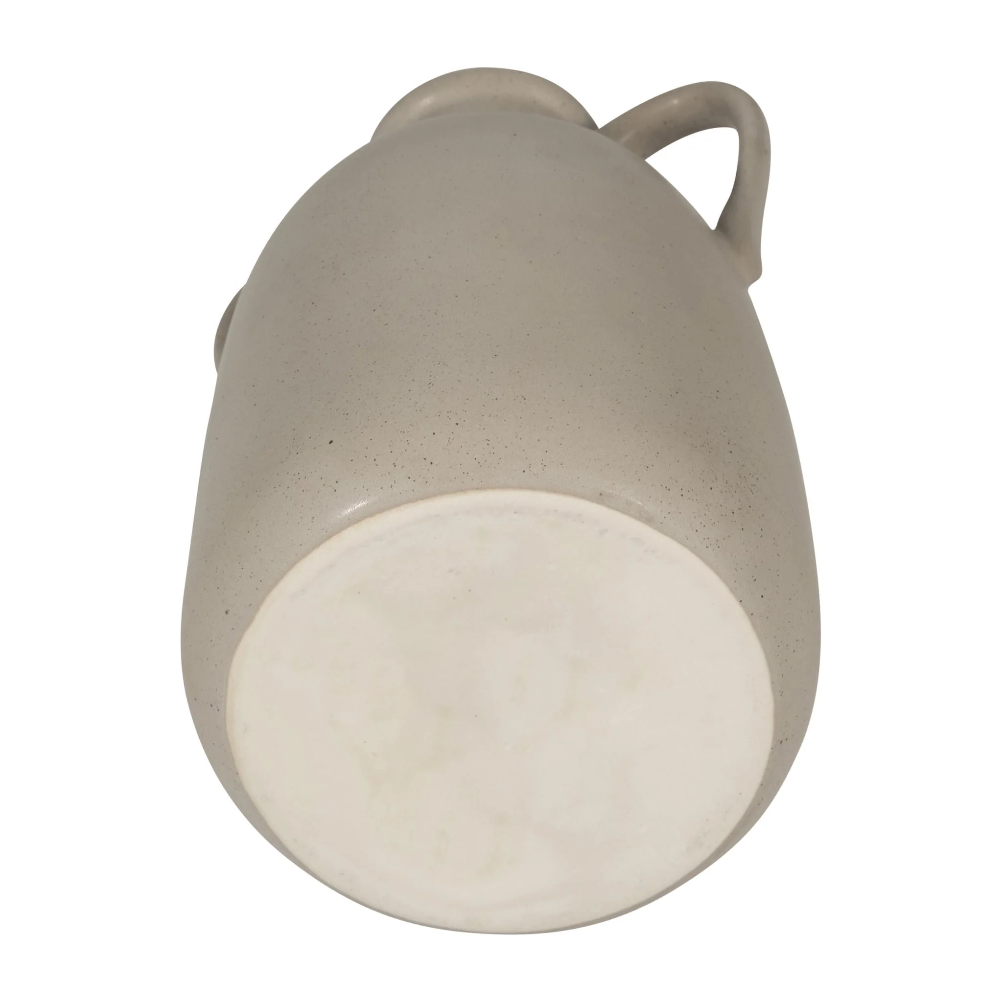 Cer, 10"h Eared Vase, Gray - Image 7