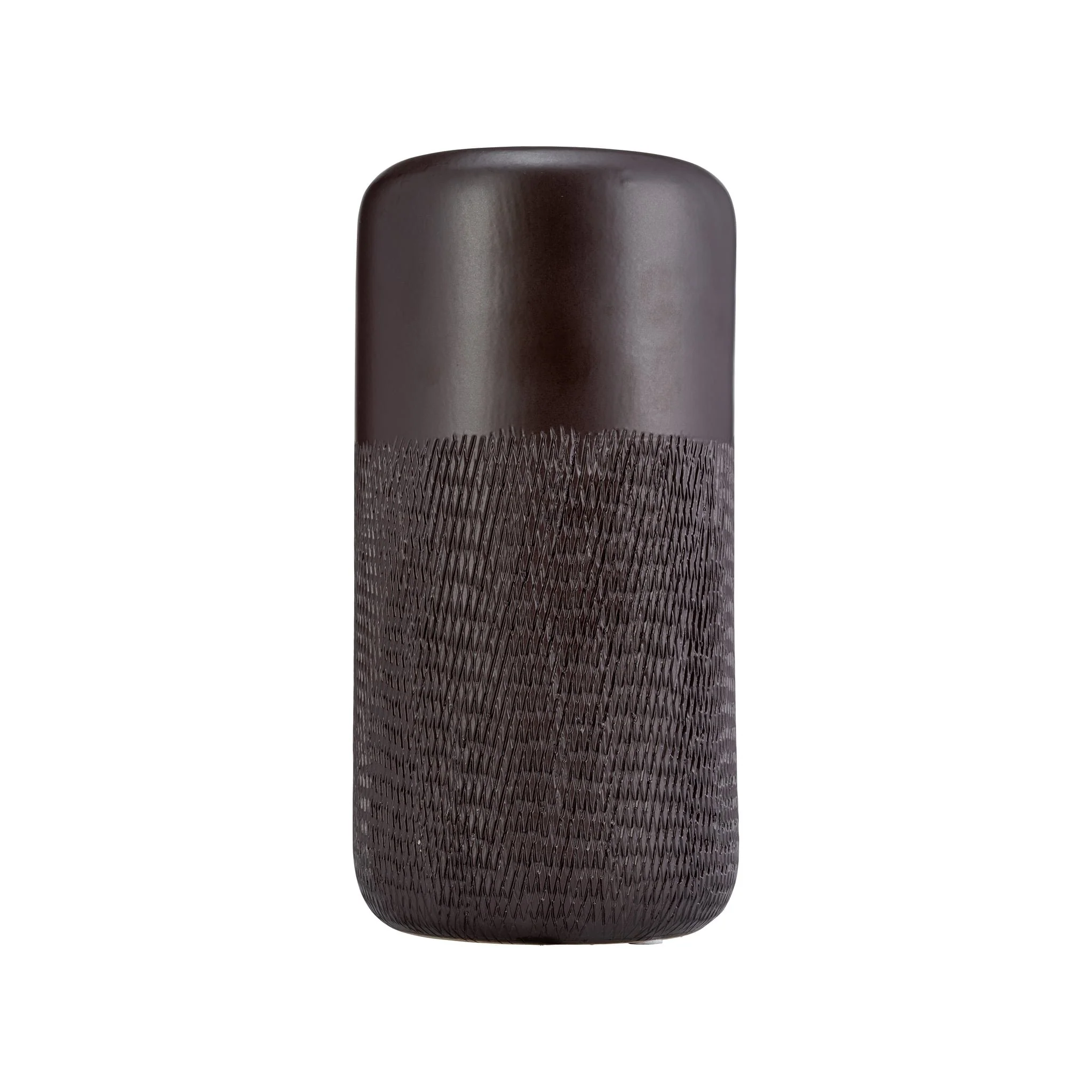 Cer, 10"h Grooved Vase, Java - Image 3
