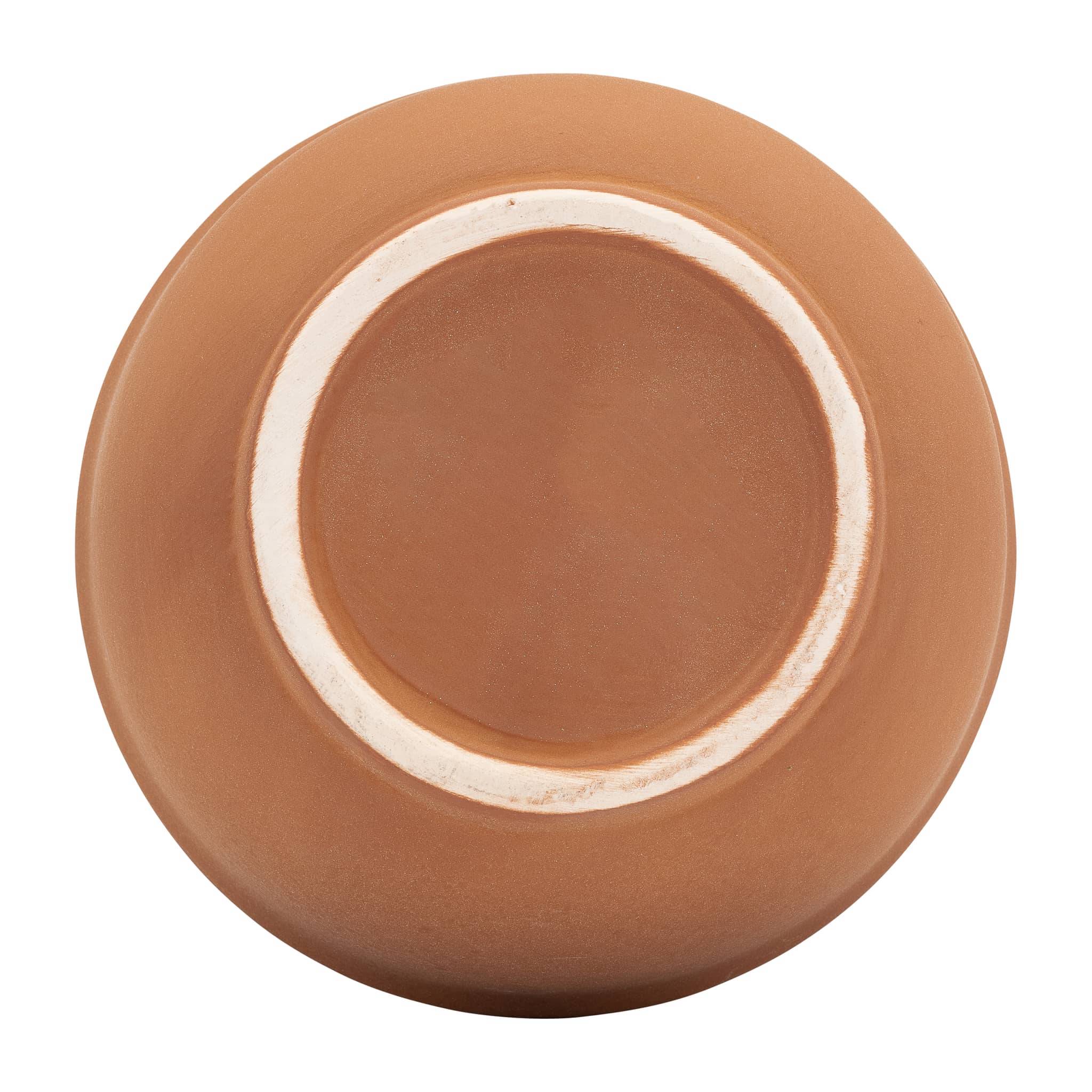 Cer,11",ring Pattern Vase,terracotta - Image 6