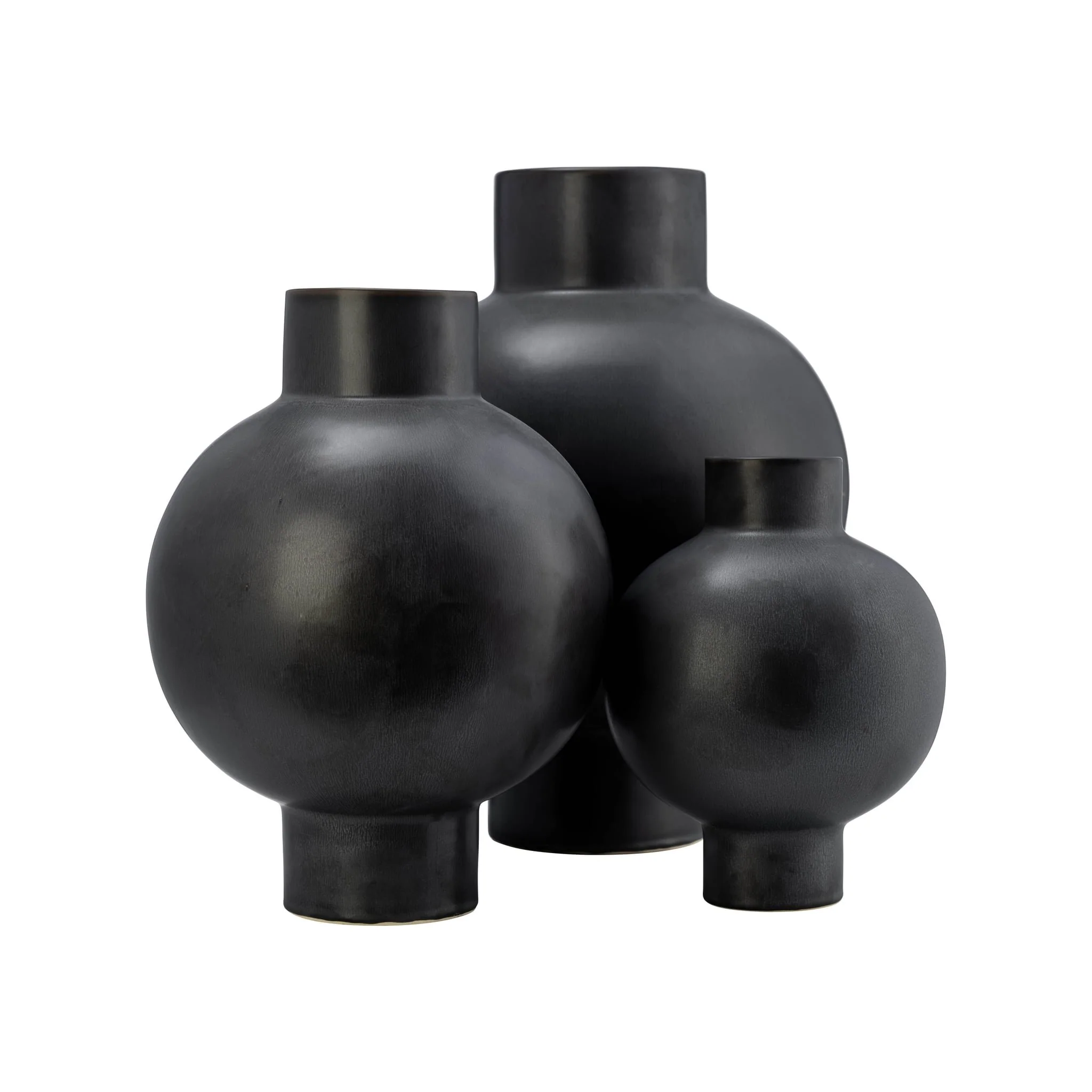Cer, 11"h Bubble Vase, Gray - Image 7