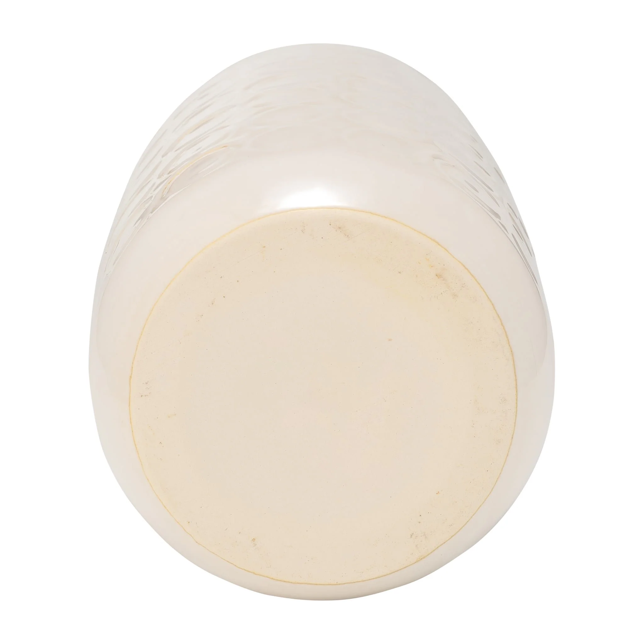 Cer, 12" Circles Vase, Beige - Image 6