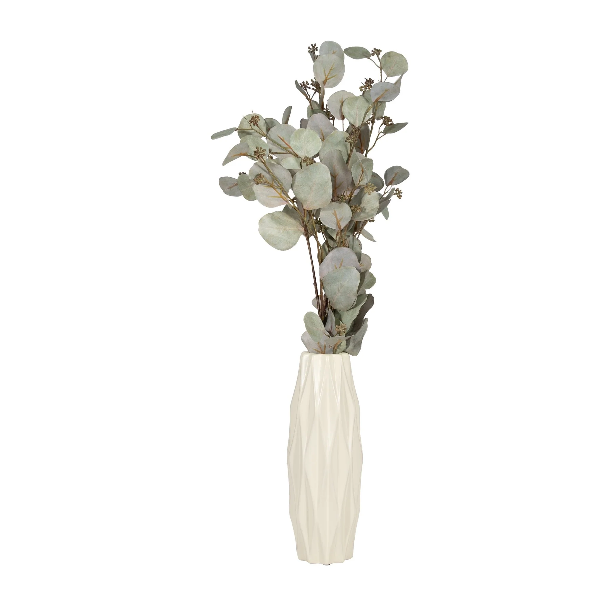 Cer, 12" Flutter Vase, Cotton - Image 3
