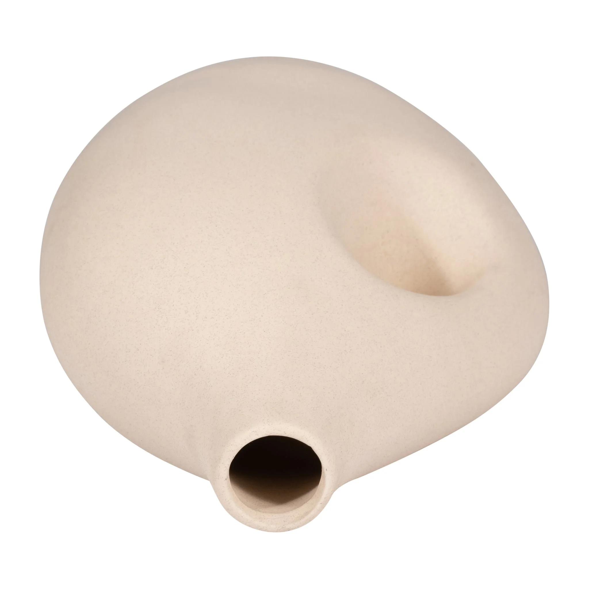 Cer, 12" Nomadic Handle Vase, Ivory - Image 6