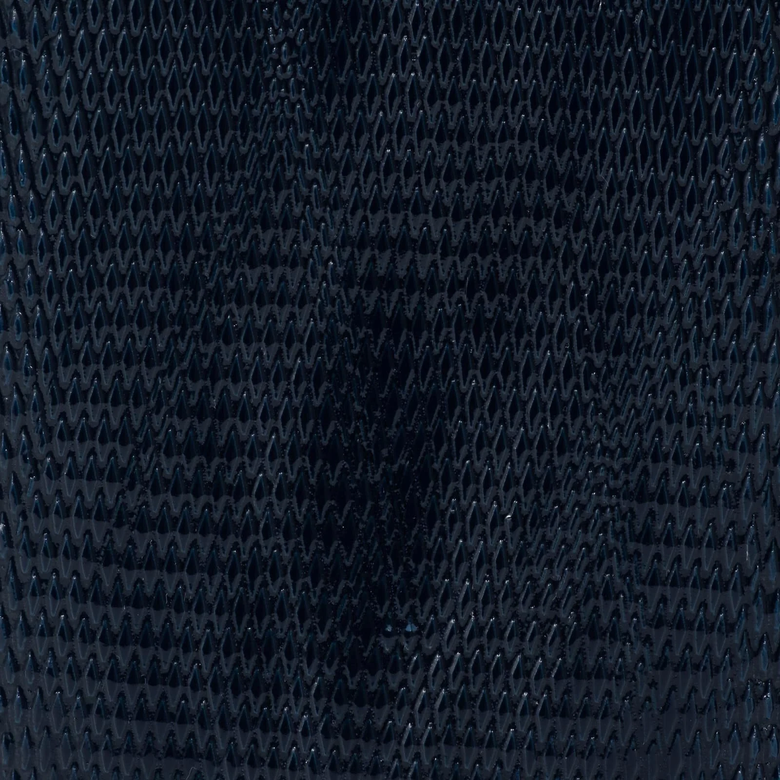 Cer, 12" Squared Grooved Vase, Navy Blue - Image 4