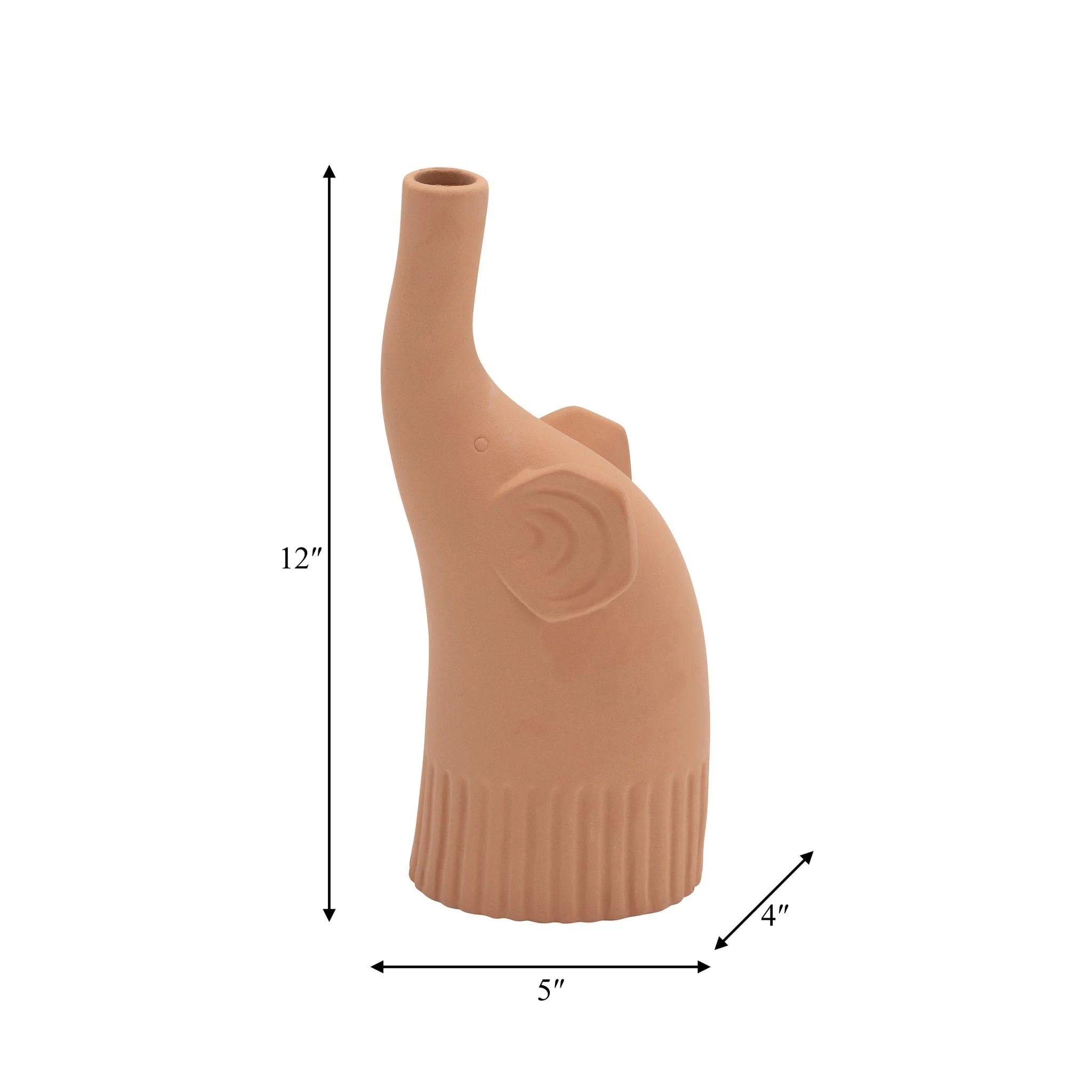 Cer,12"h Elephant Deco,terracota - Image 9